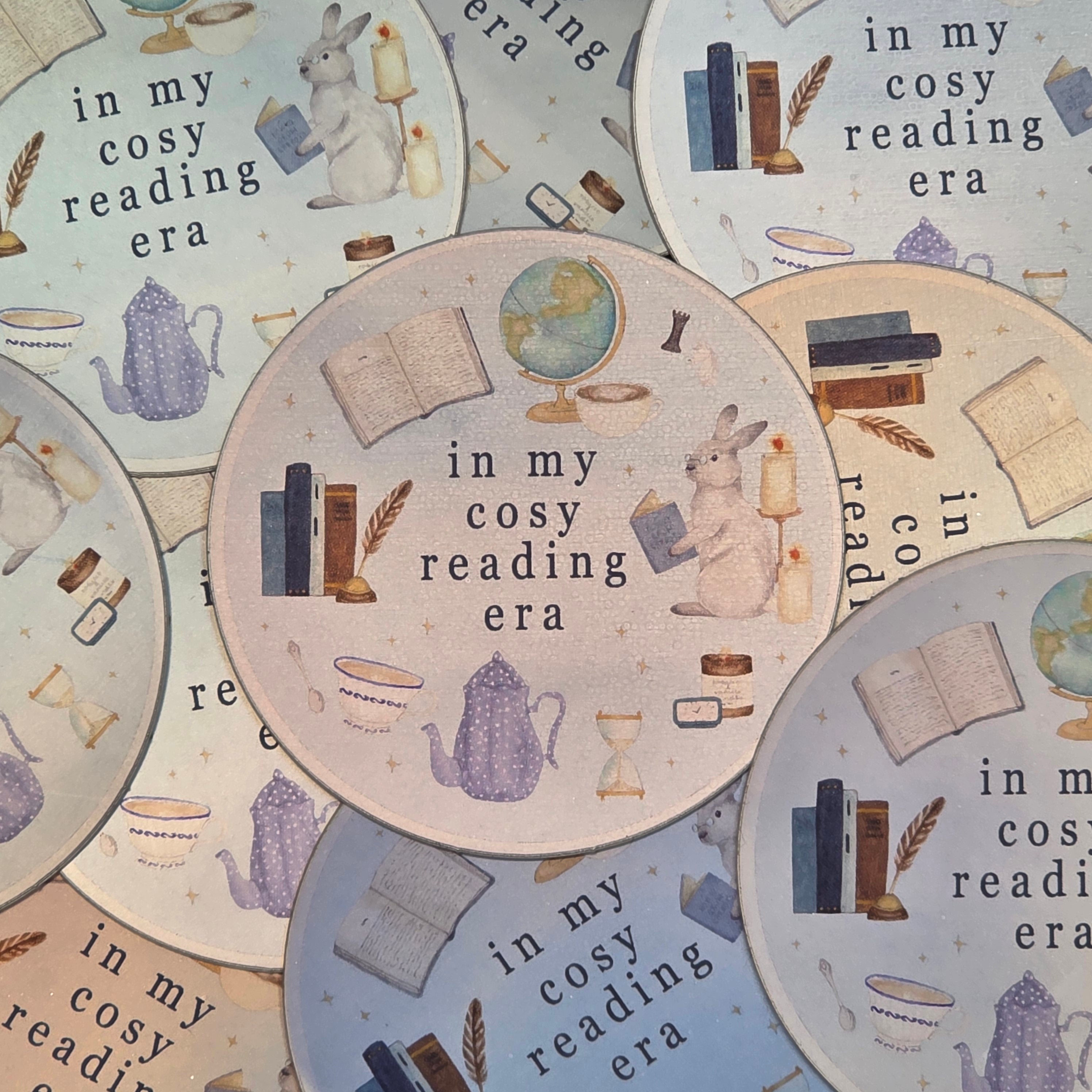 Cosy Reading Era Sticker