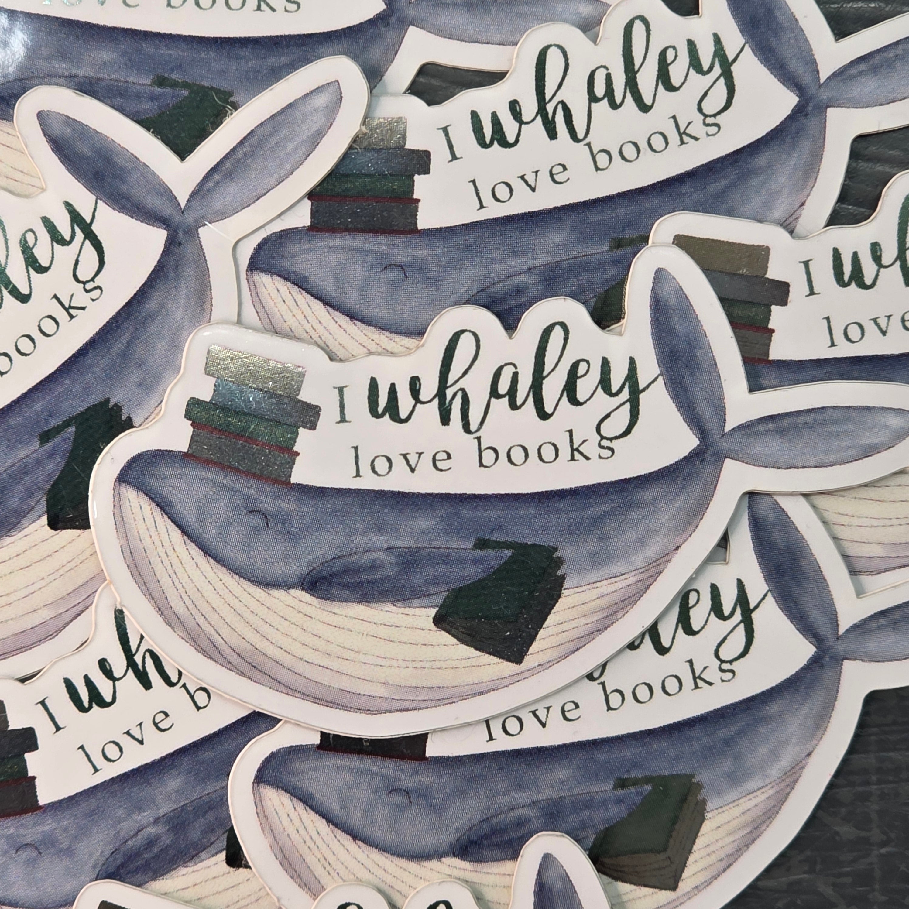 Whaley Love Books Sticker
