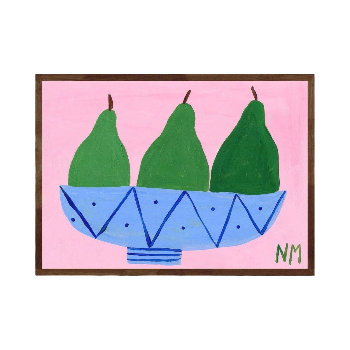 Three Pears Mini Print