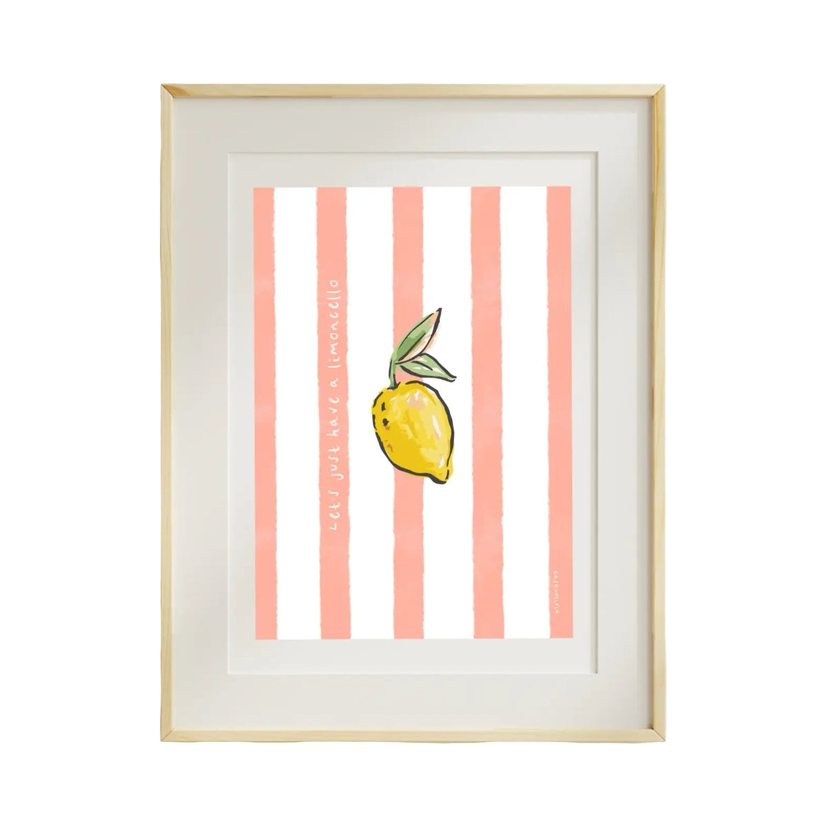 Limoncello Mini Print