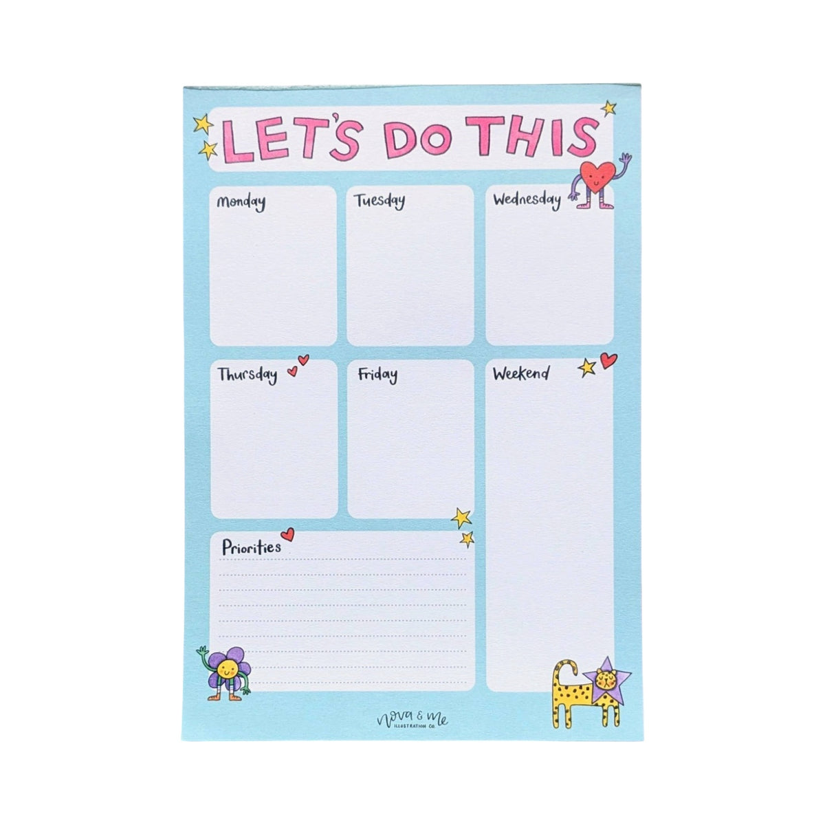 Weekly Planner Notepad