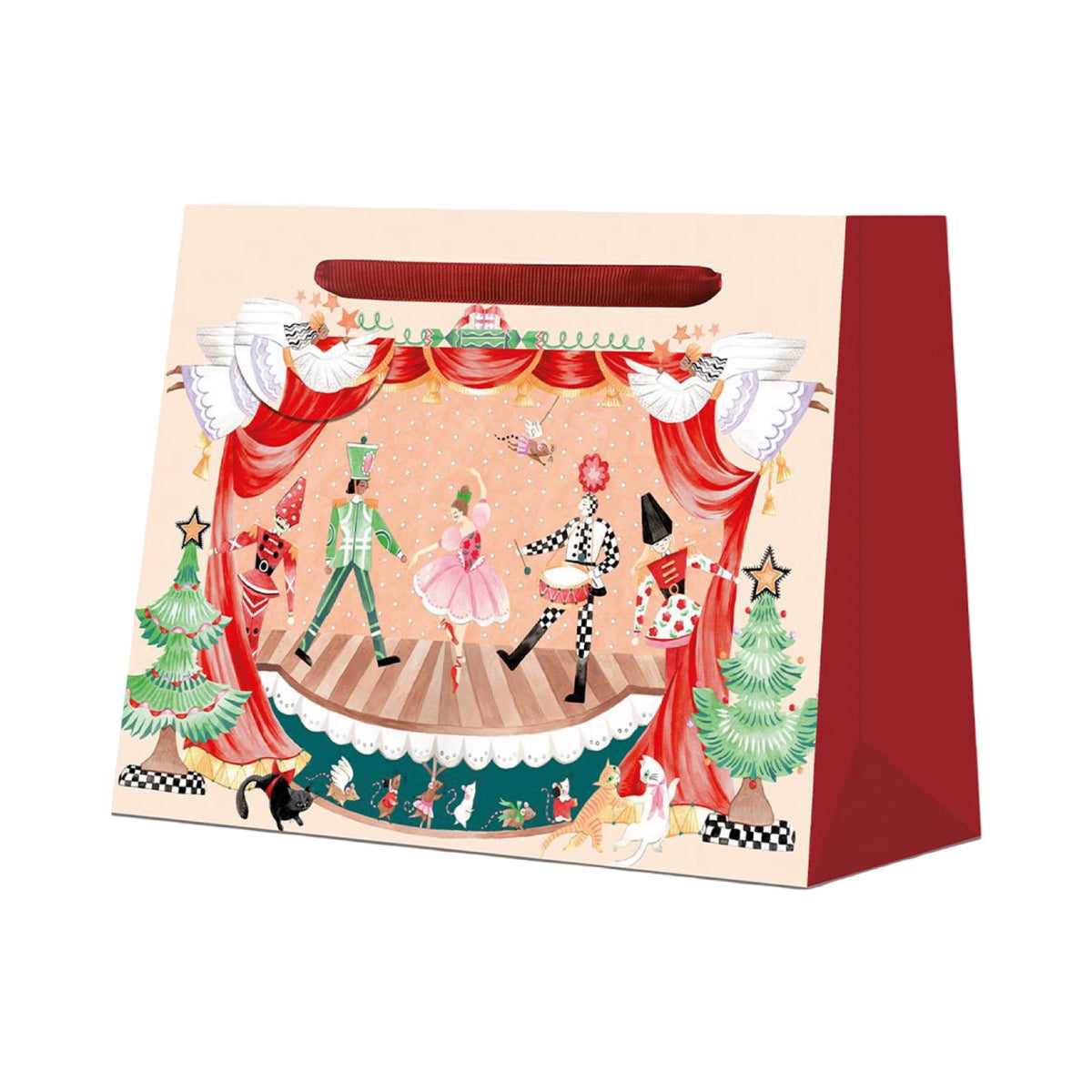 Nutcracker Performance Christmas Gift Bag Shopper