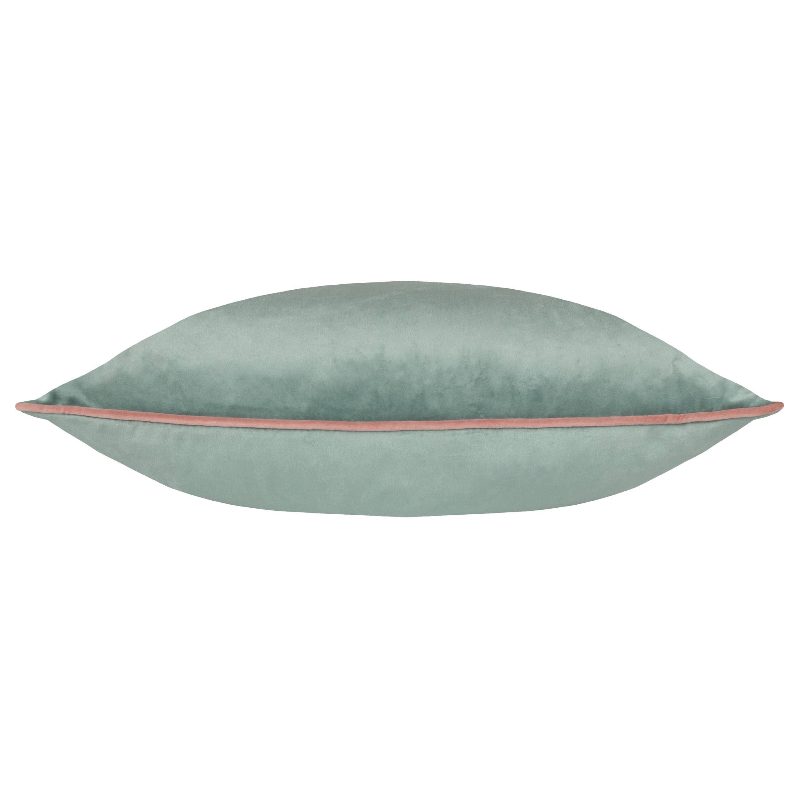 Meridian Velvet Cushion Mineral/Blush
