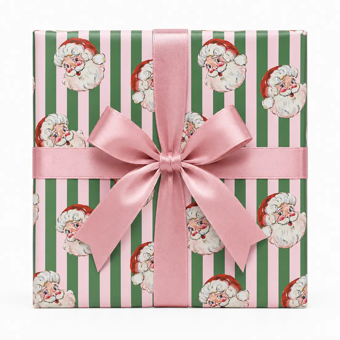 Jolly Santa Christmas Gift Wrap Roll