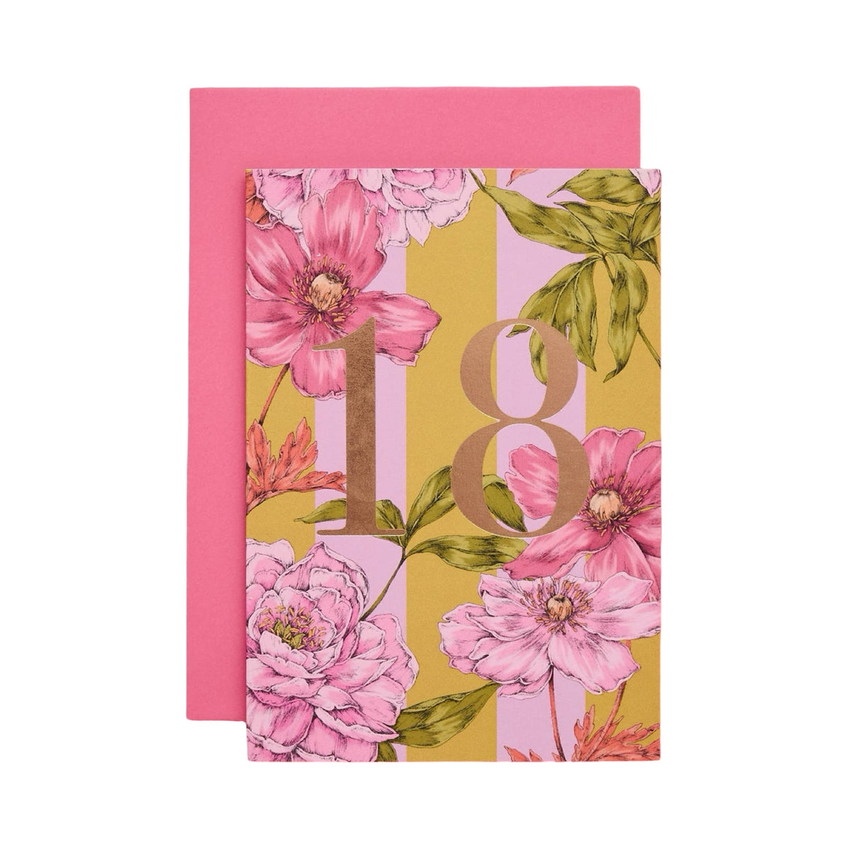 18th Birthday Floral Card | Independent Gift Shop Edinburgh