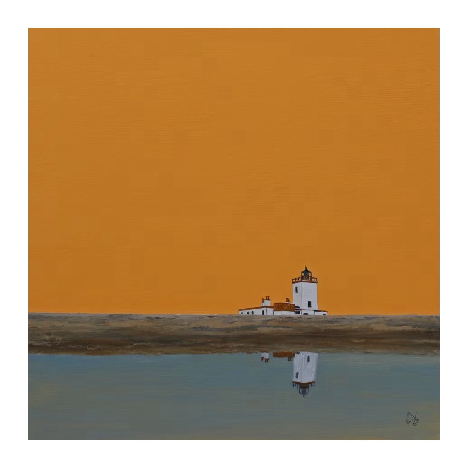 Eshannes Lighthouse, Shetland Print
