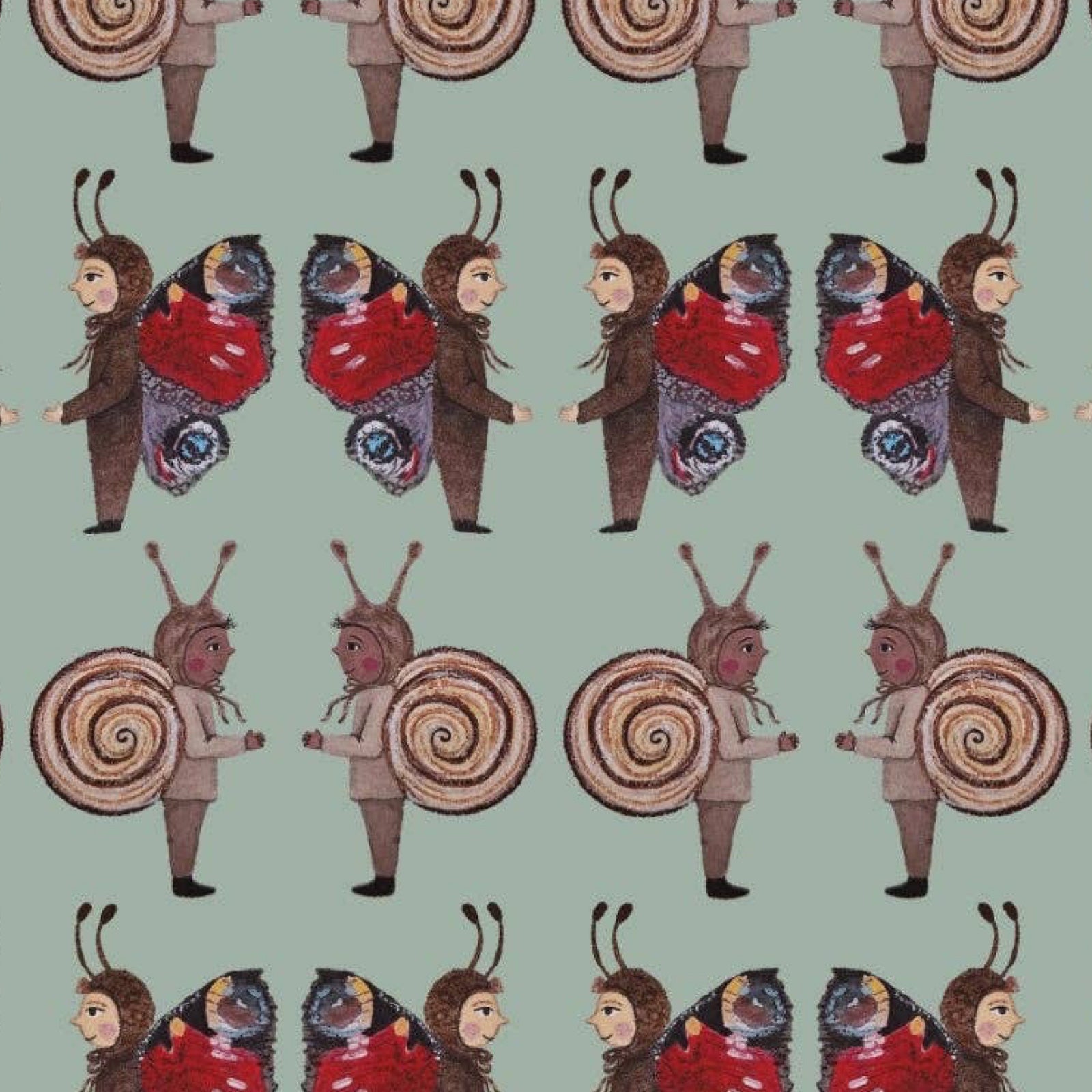 Butterfly Child Wrapping Paper