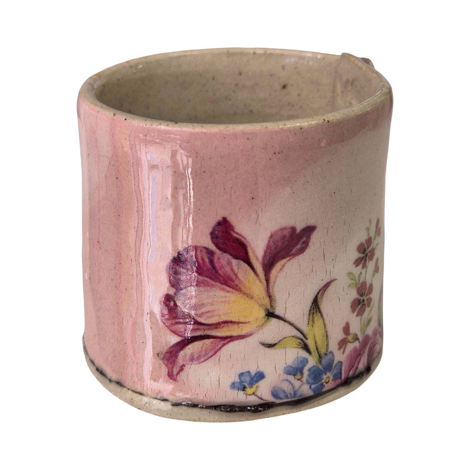 Floral Pink Tiny Planter