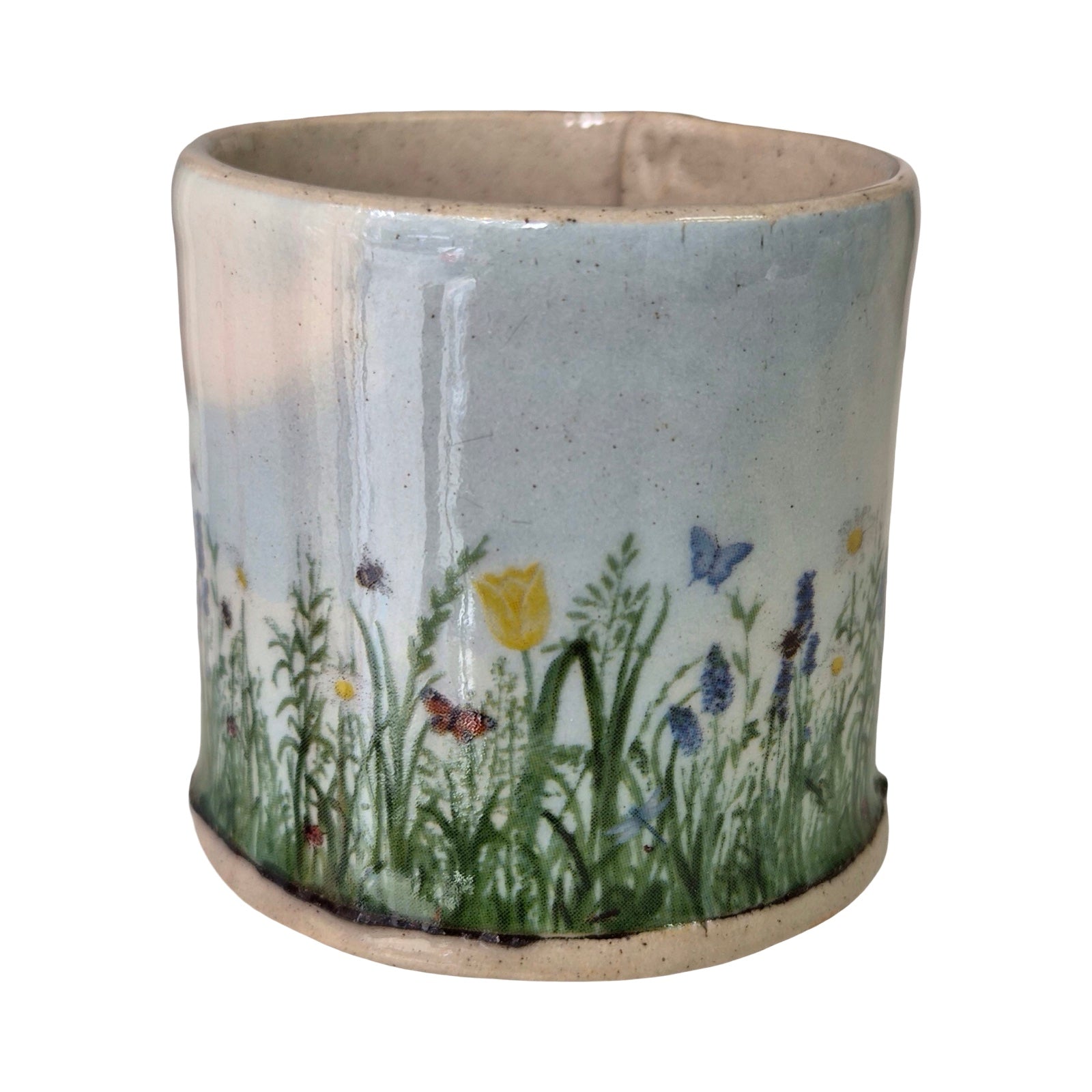 Yellow Garden Espresso Mug