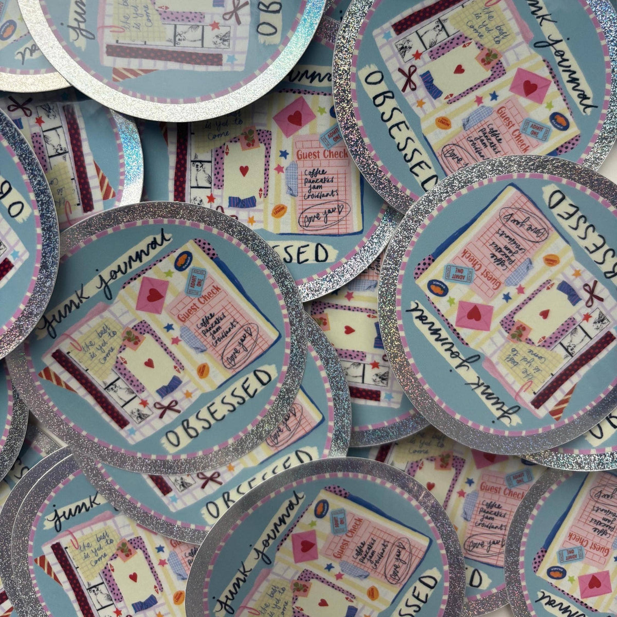 Junk Journal Obsessed Sticker
