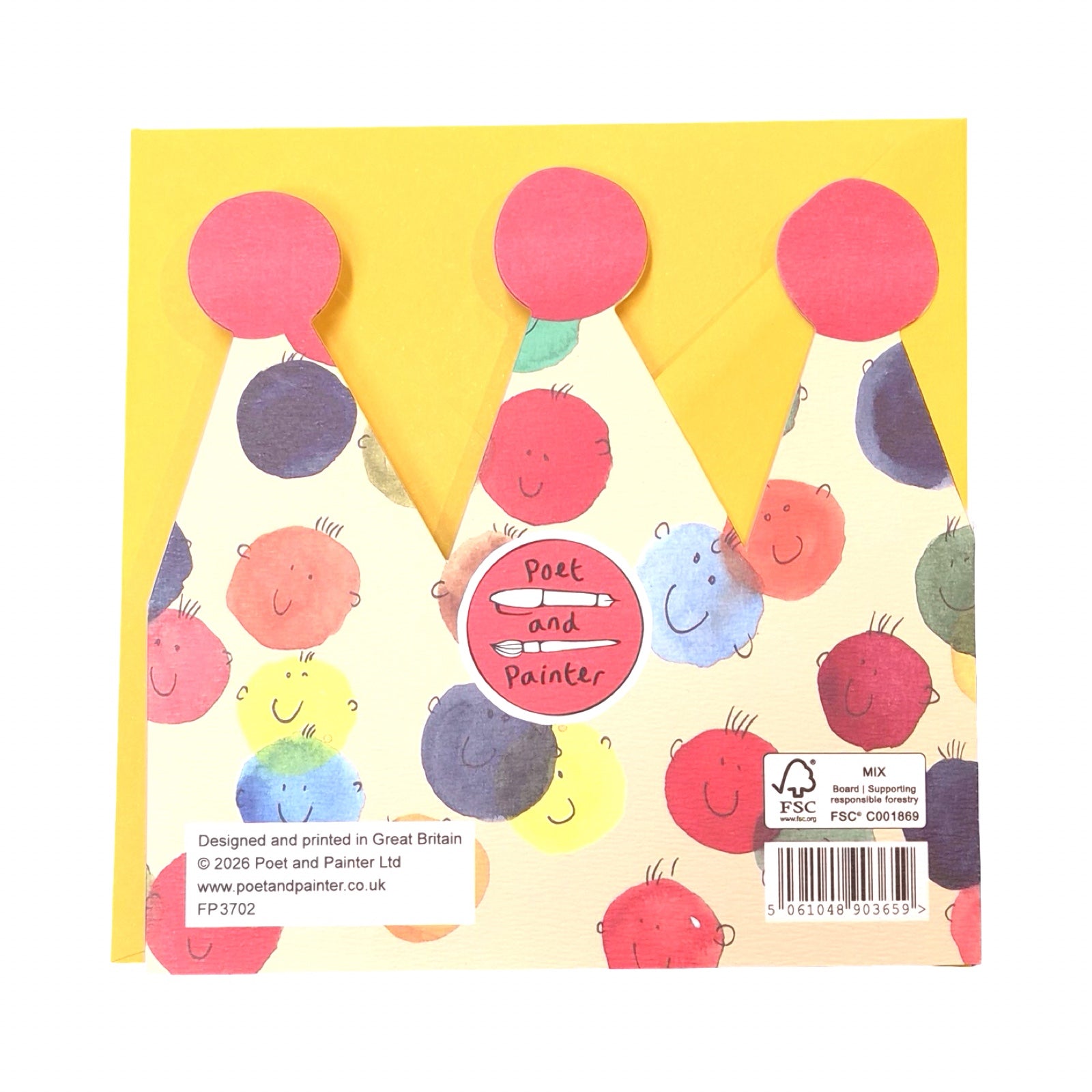 7th Birthday Children's Crown Card