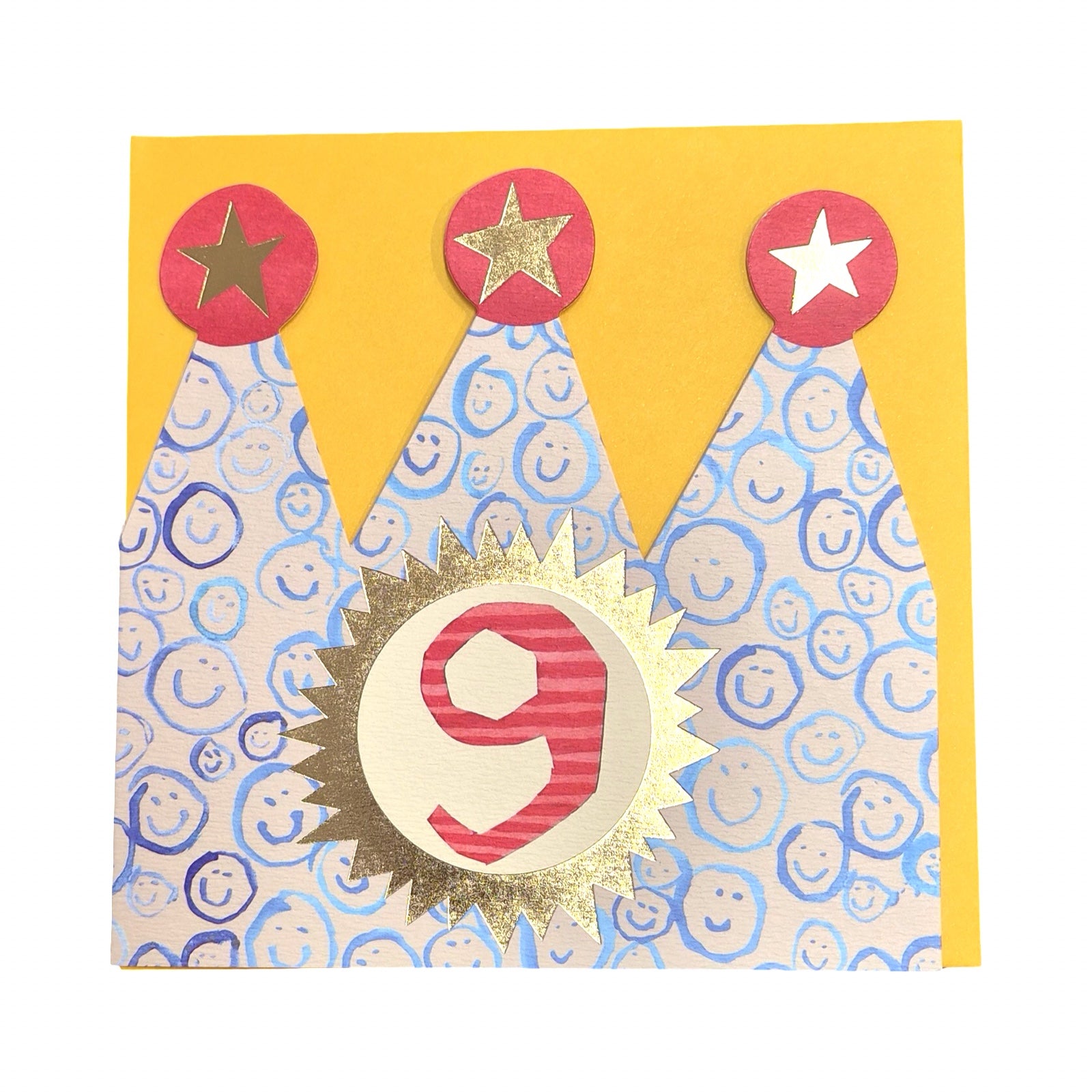 9th Birthday Children's Crown Card