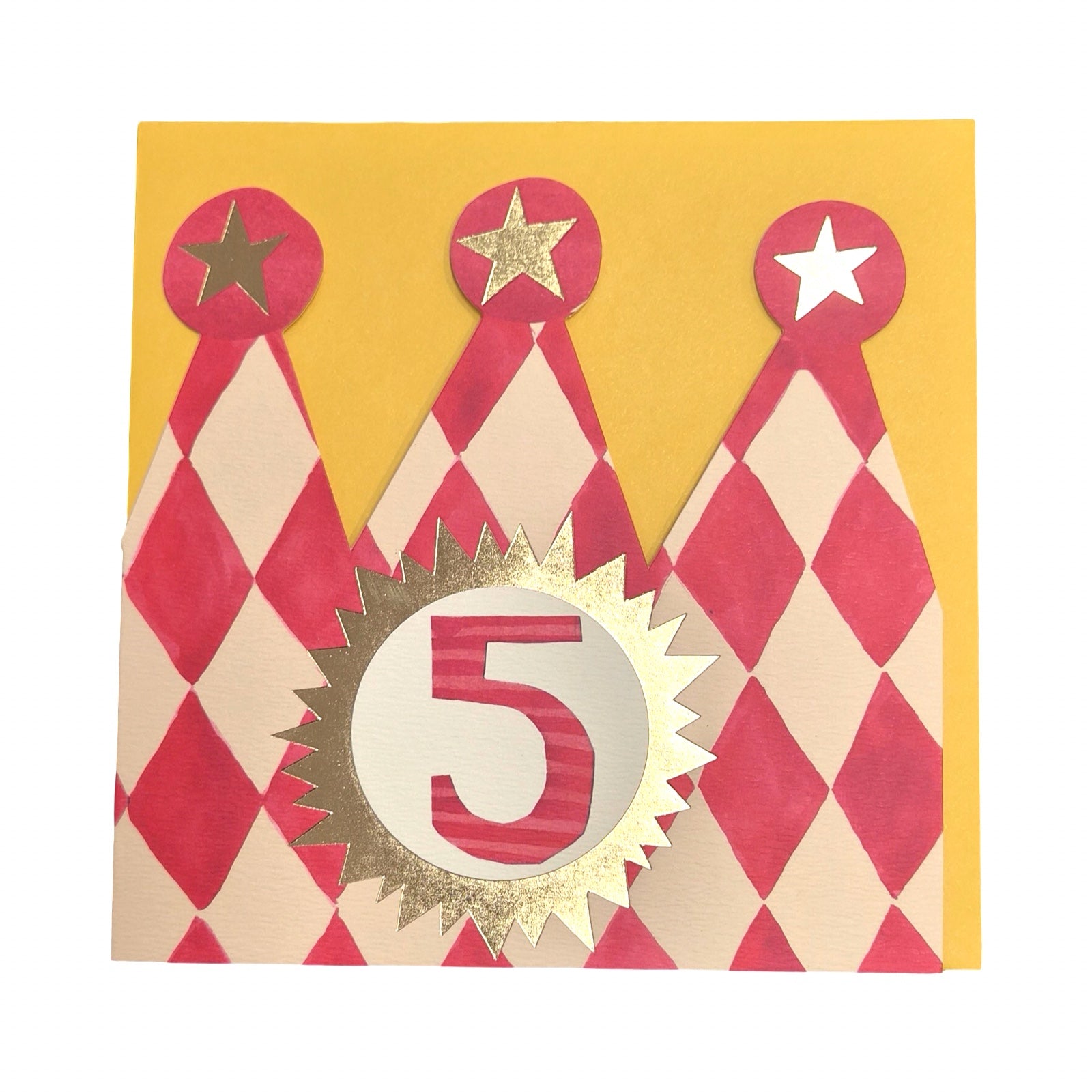 5th Birthday Children's Crown Card