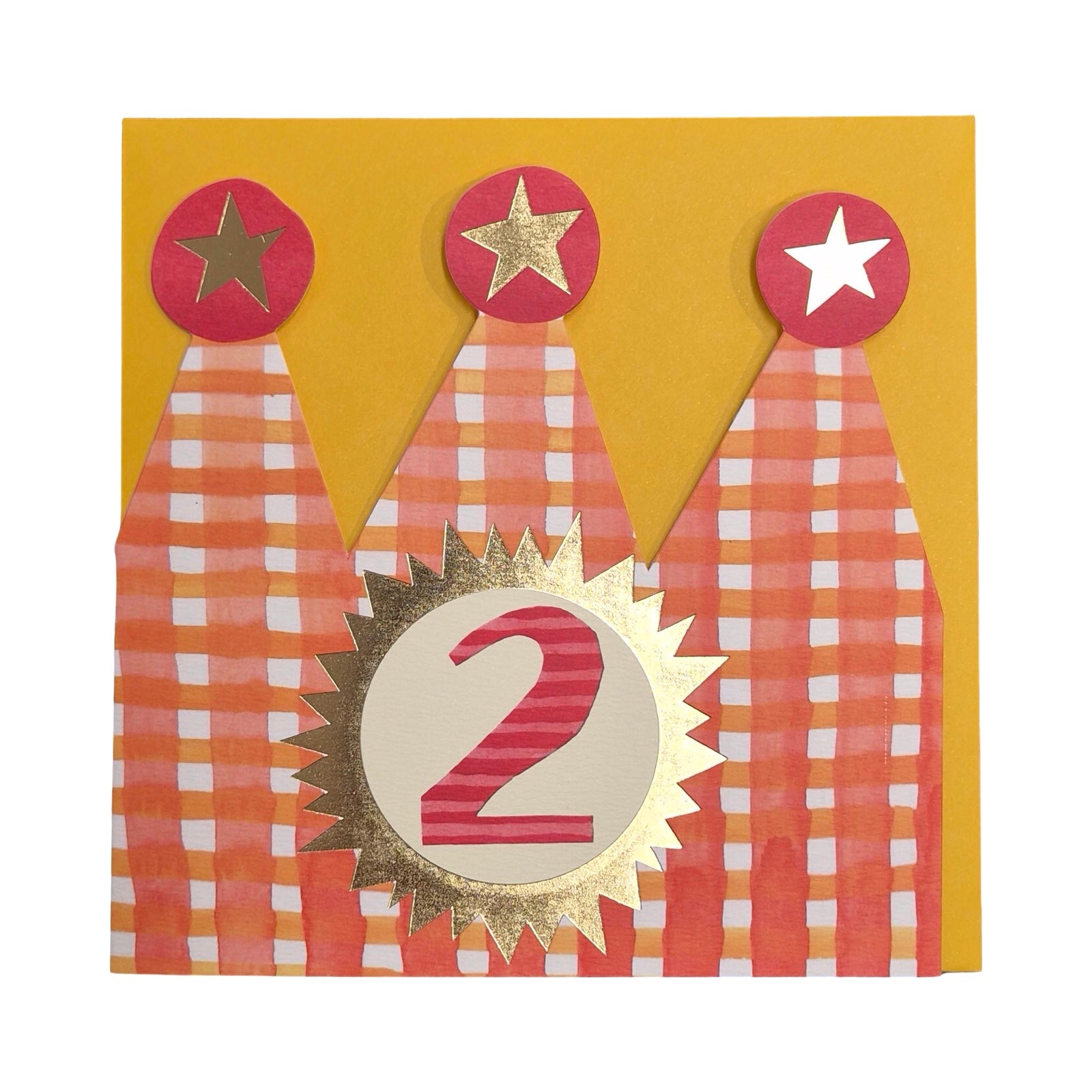 2nd Birthday Children's Crown Card