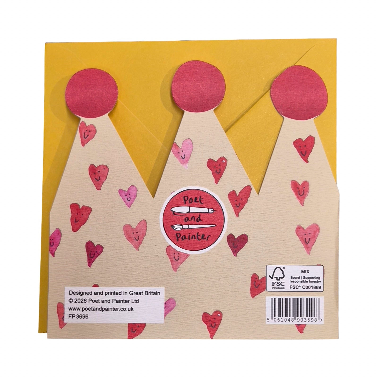 1st Birthday Children's Crown Card