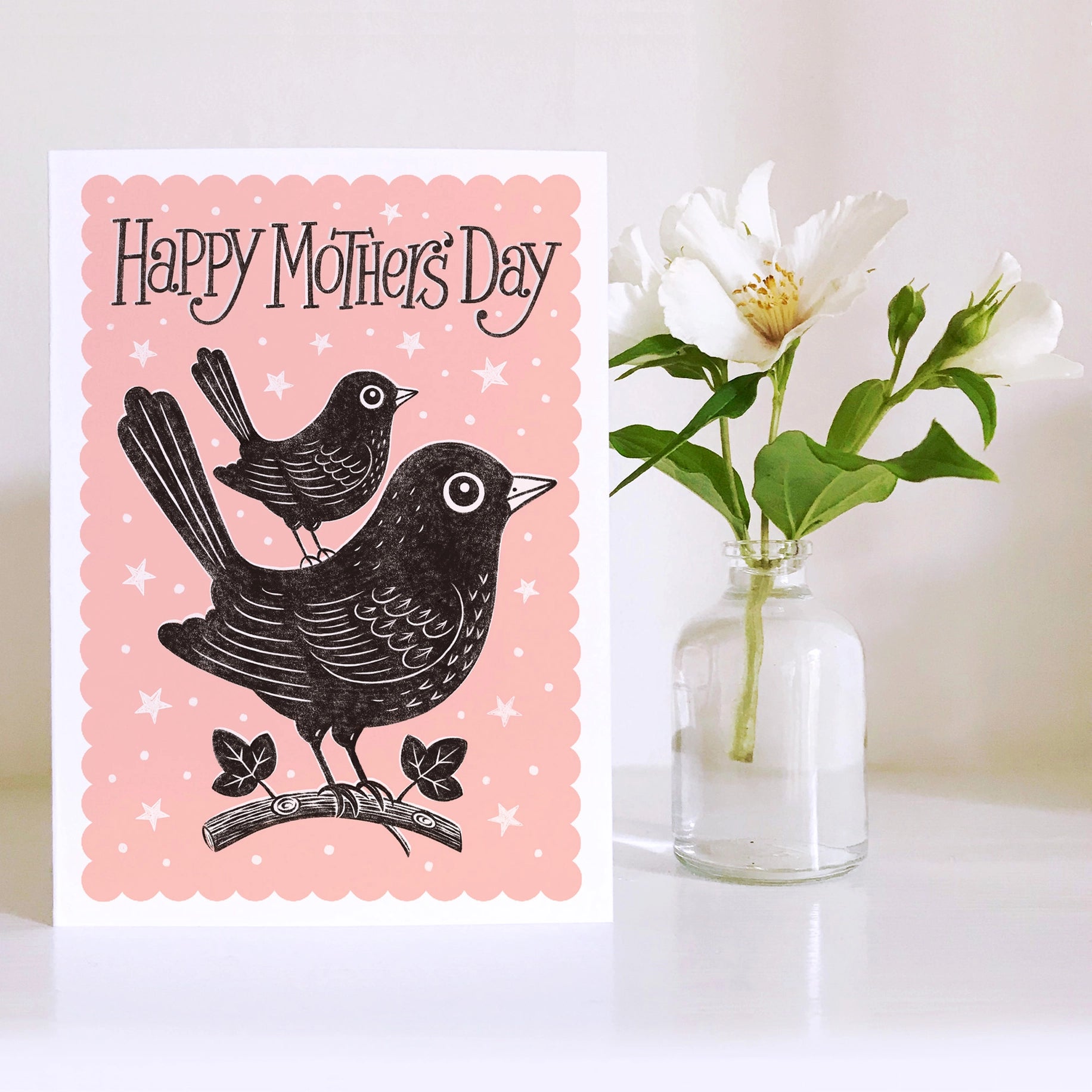 Blackbird Mother's Day Card