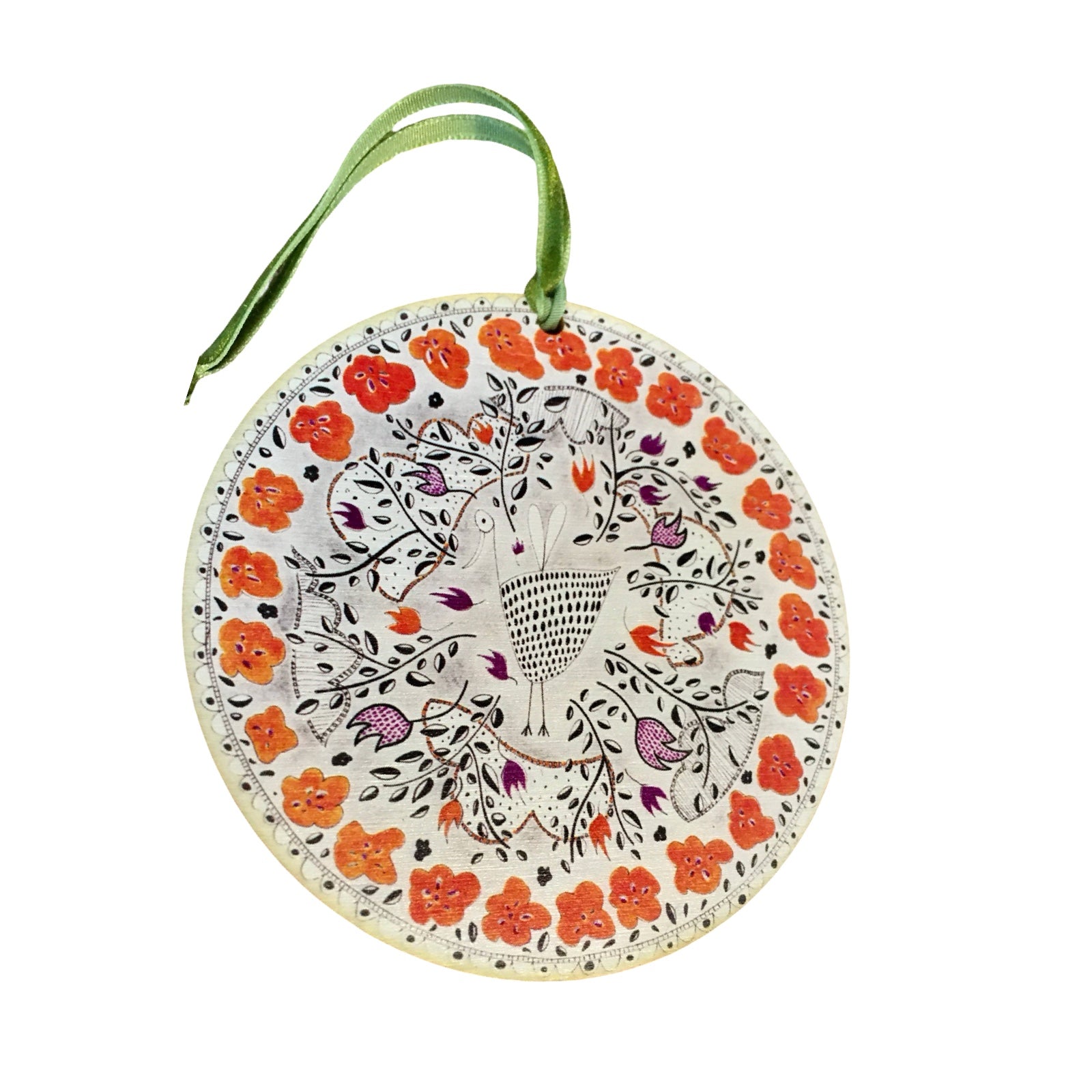 Love Bird Wooden Decoration