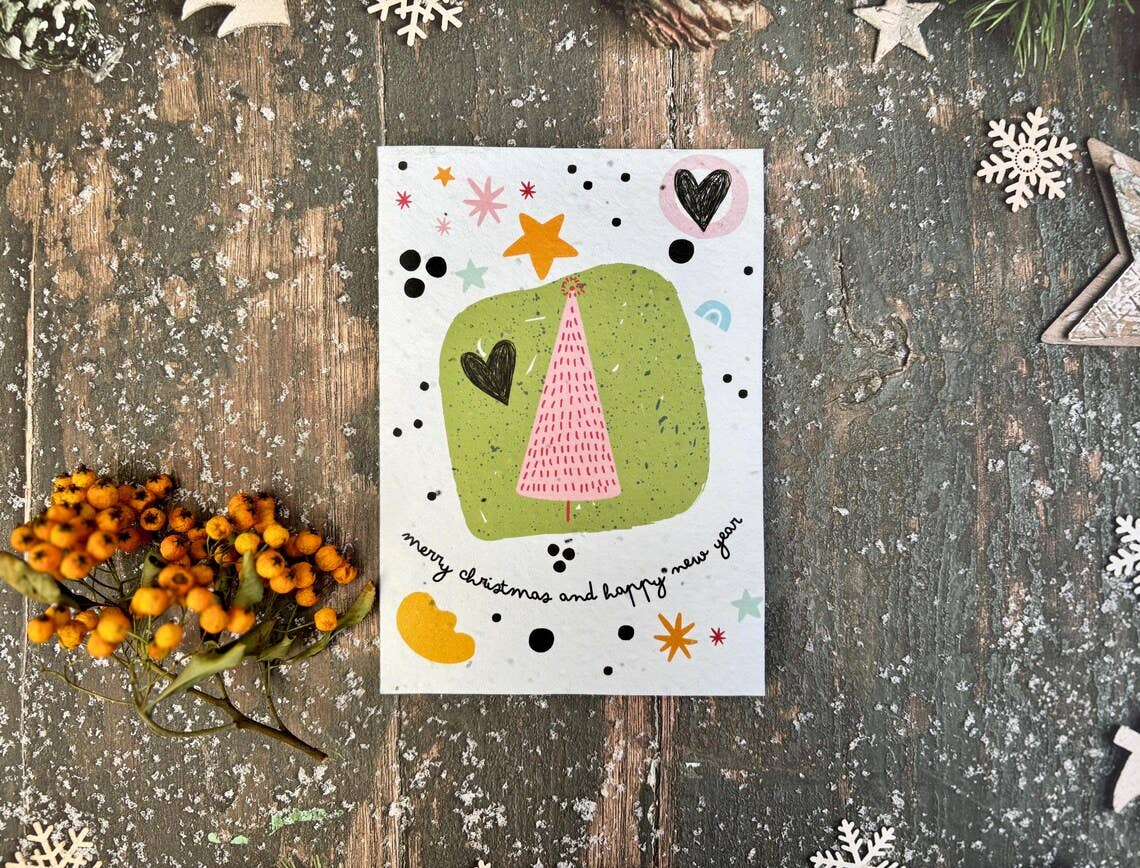 Merry Christmas Plantable Card
