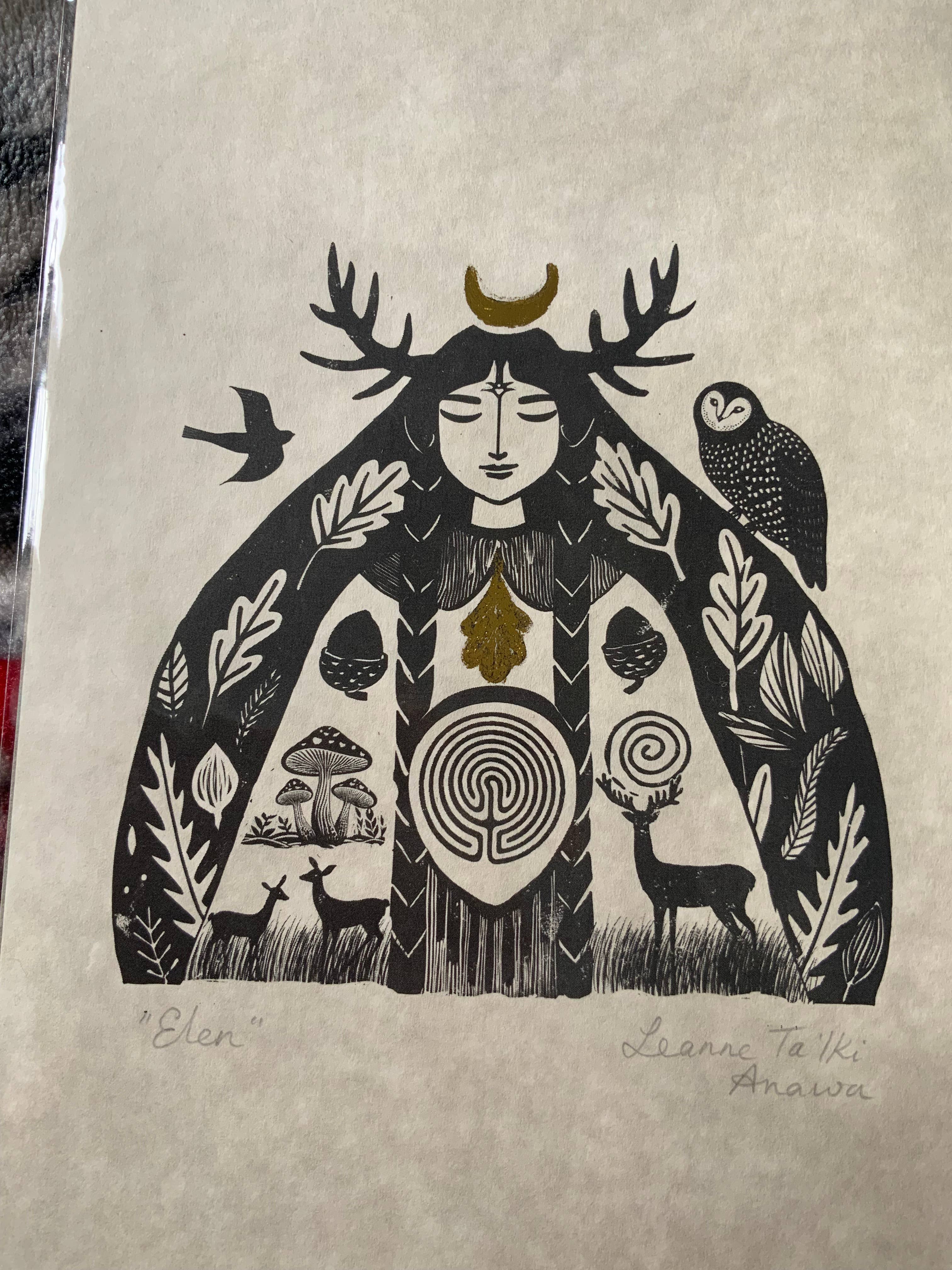 Elen of the Ways Folk Print