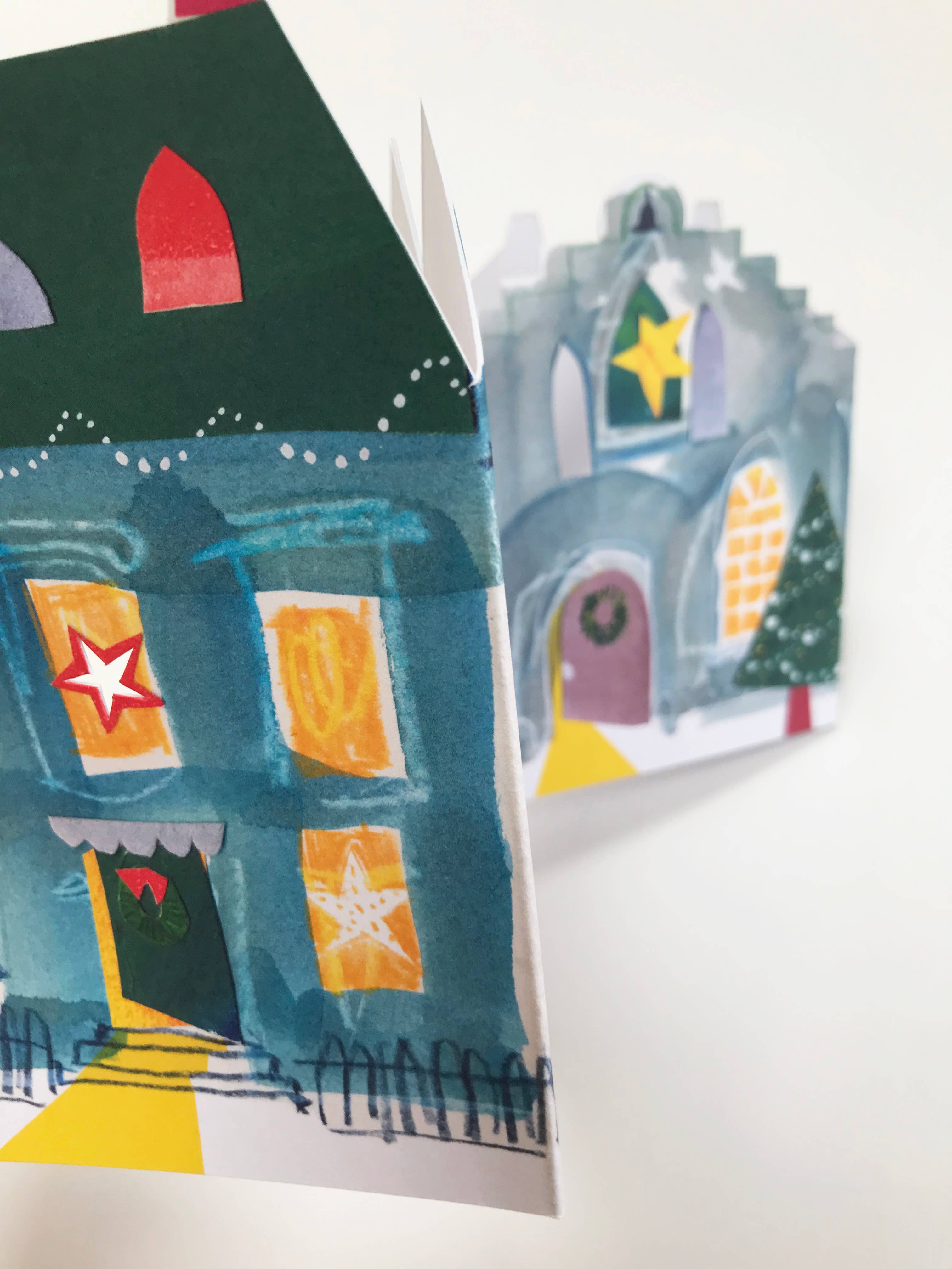 Festive Street Concertina Card