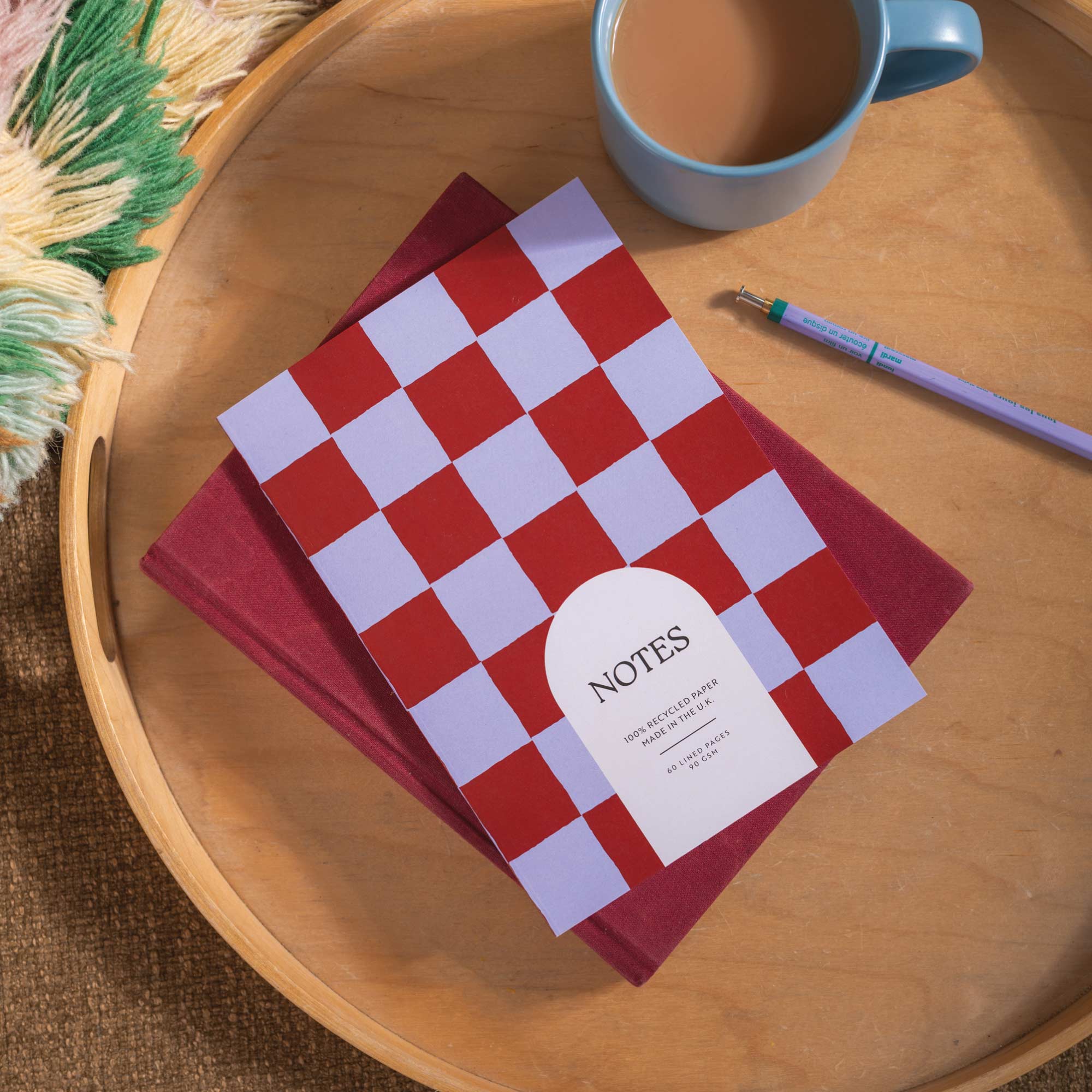 Blueberry Check Notebook