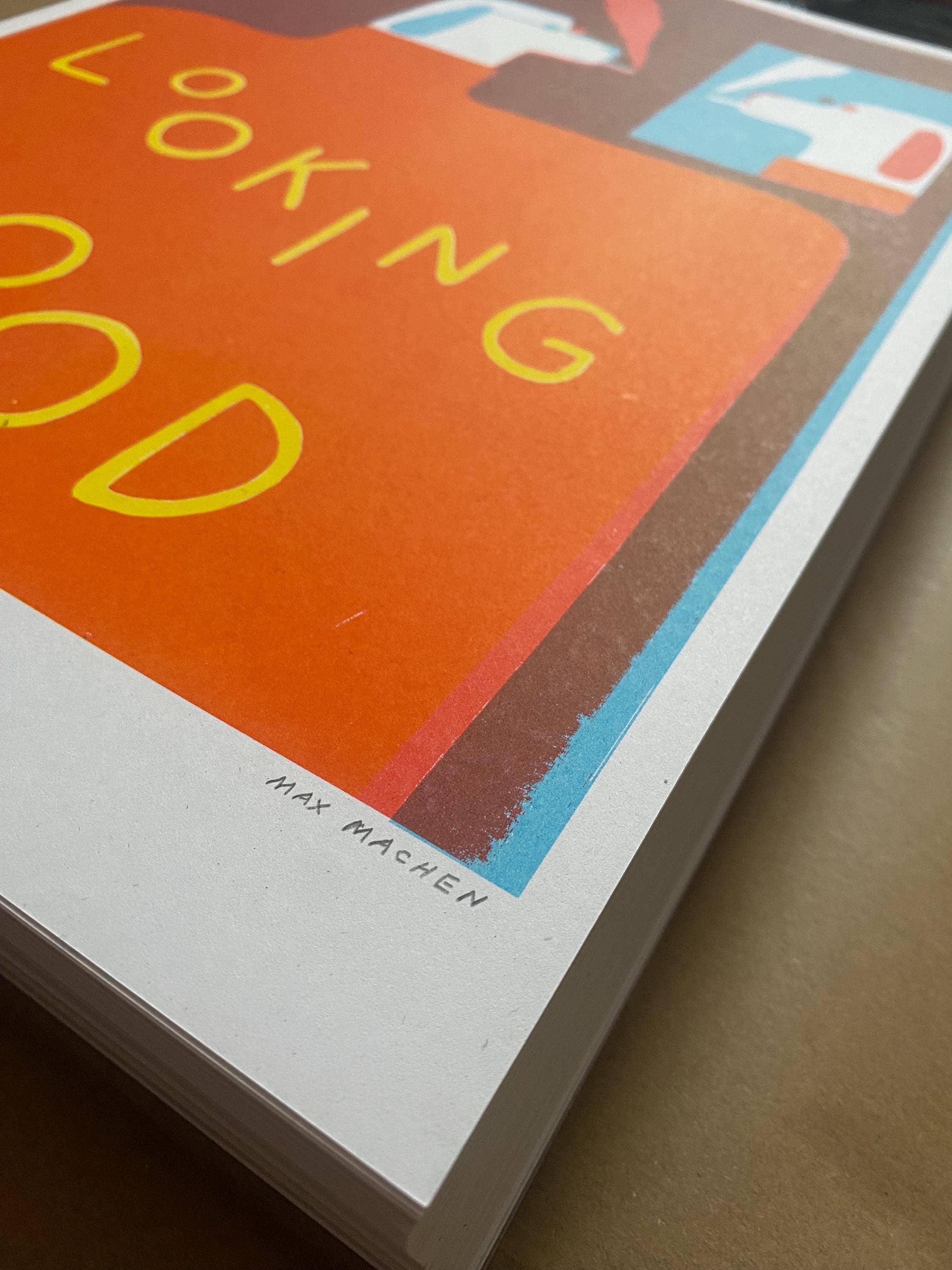 Looking Good Dog Print