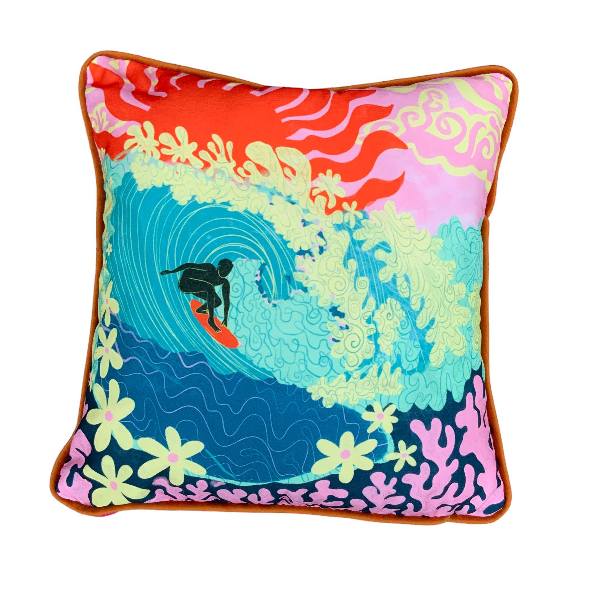 The Longest Wave Cushion Cover