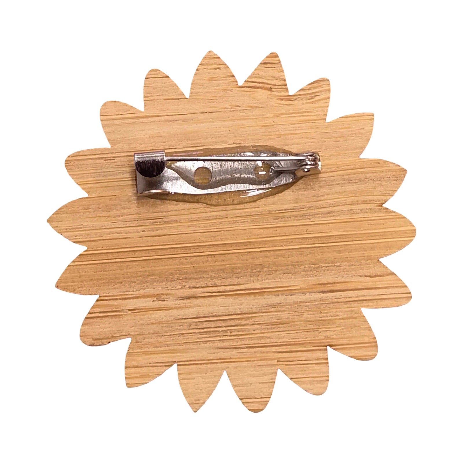 Sunfower Bamboo Brooch