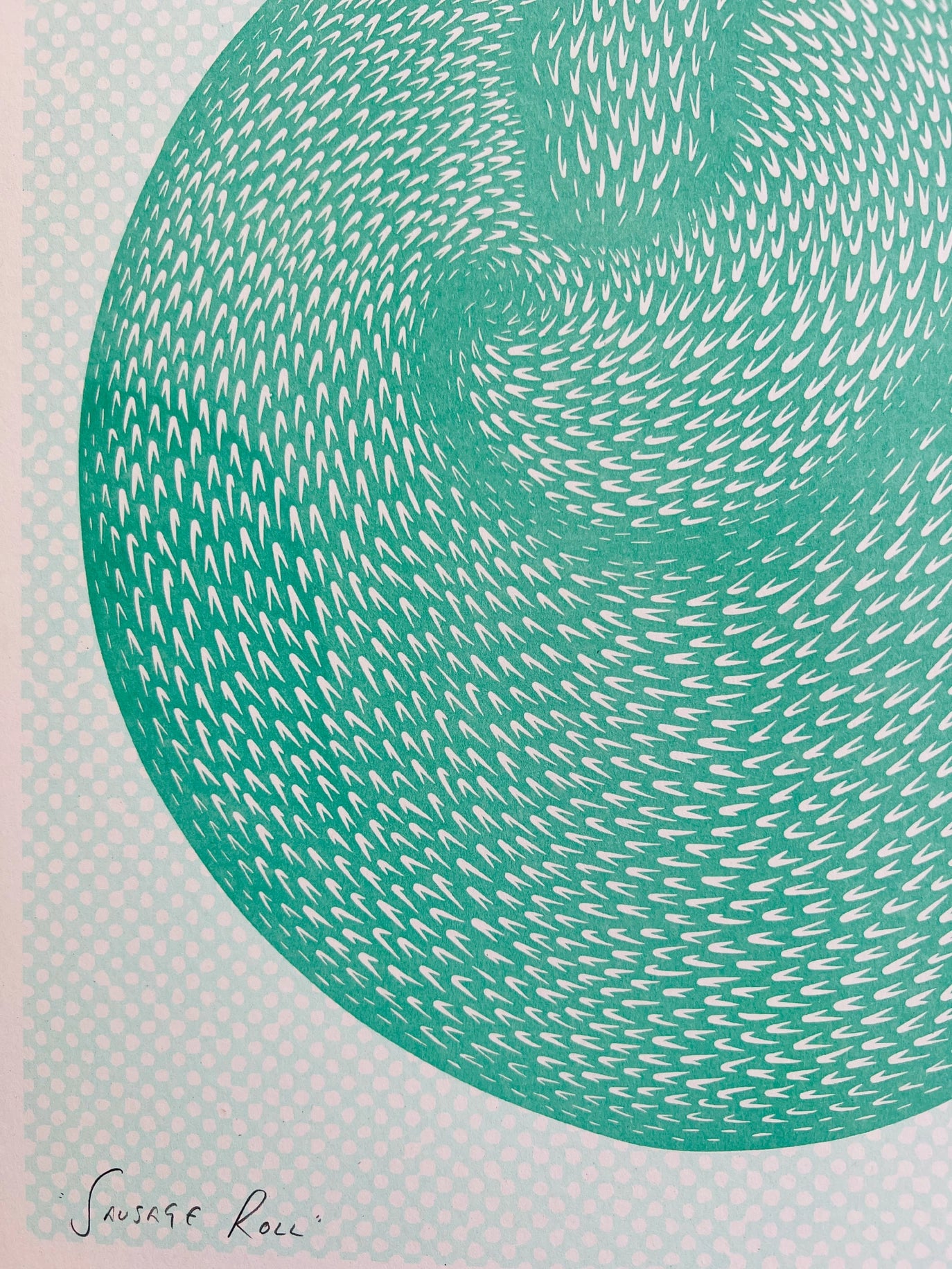 Sausage Roll Dog Print