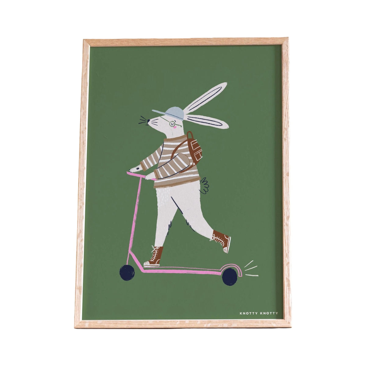 Scooter Rabbit Print