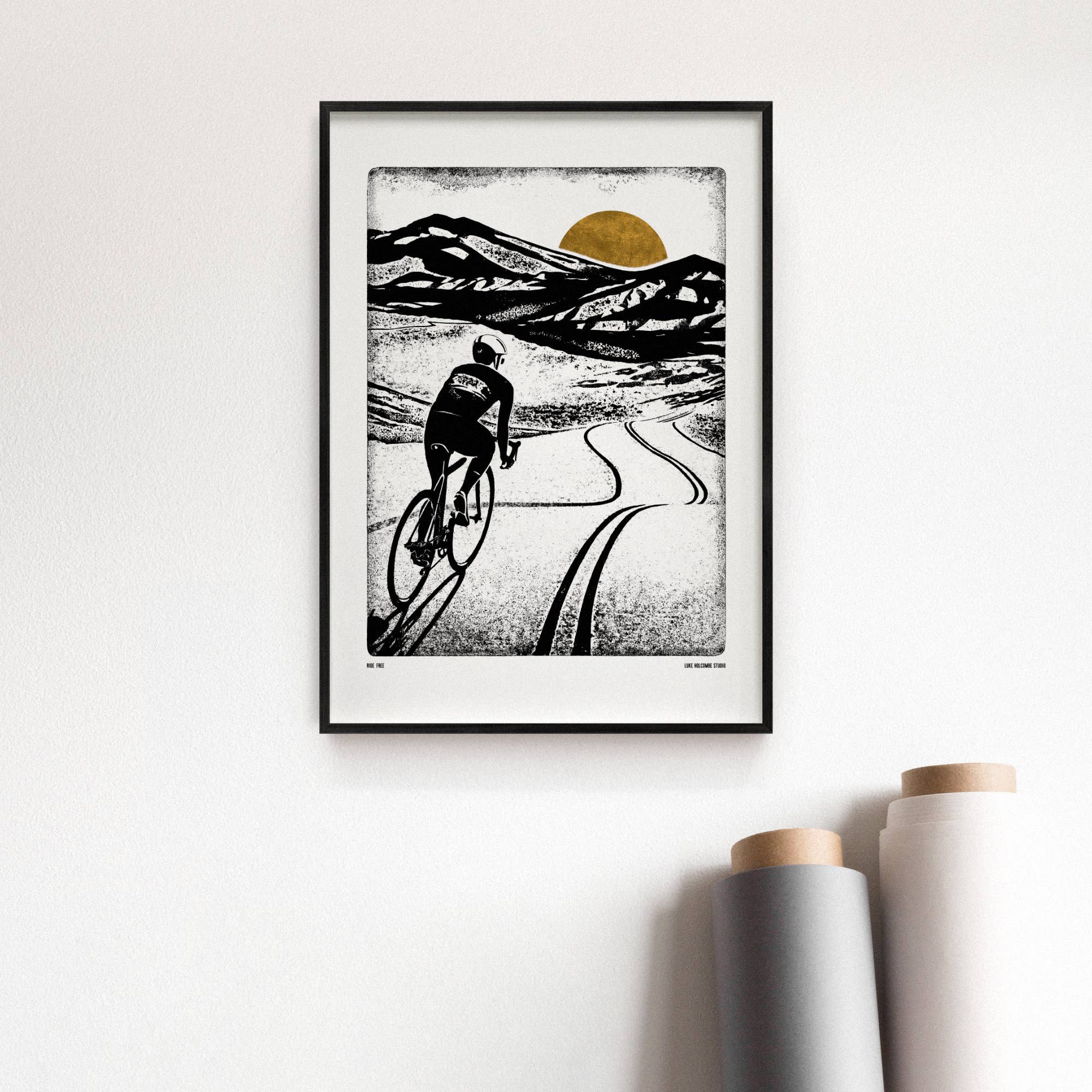 Ride Free Cycling Print