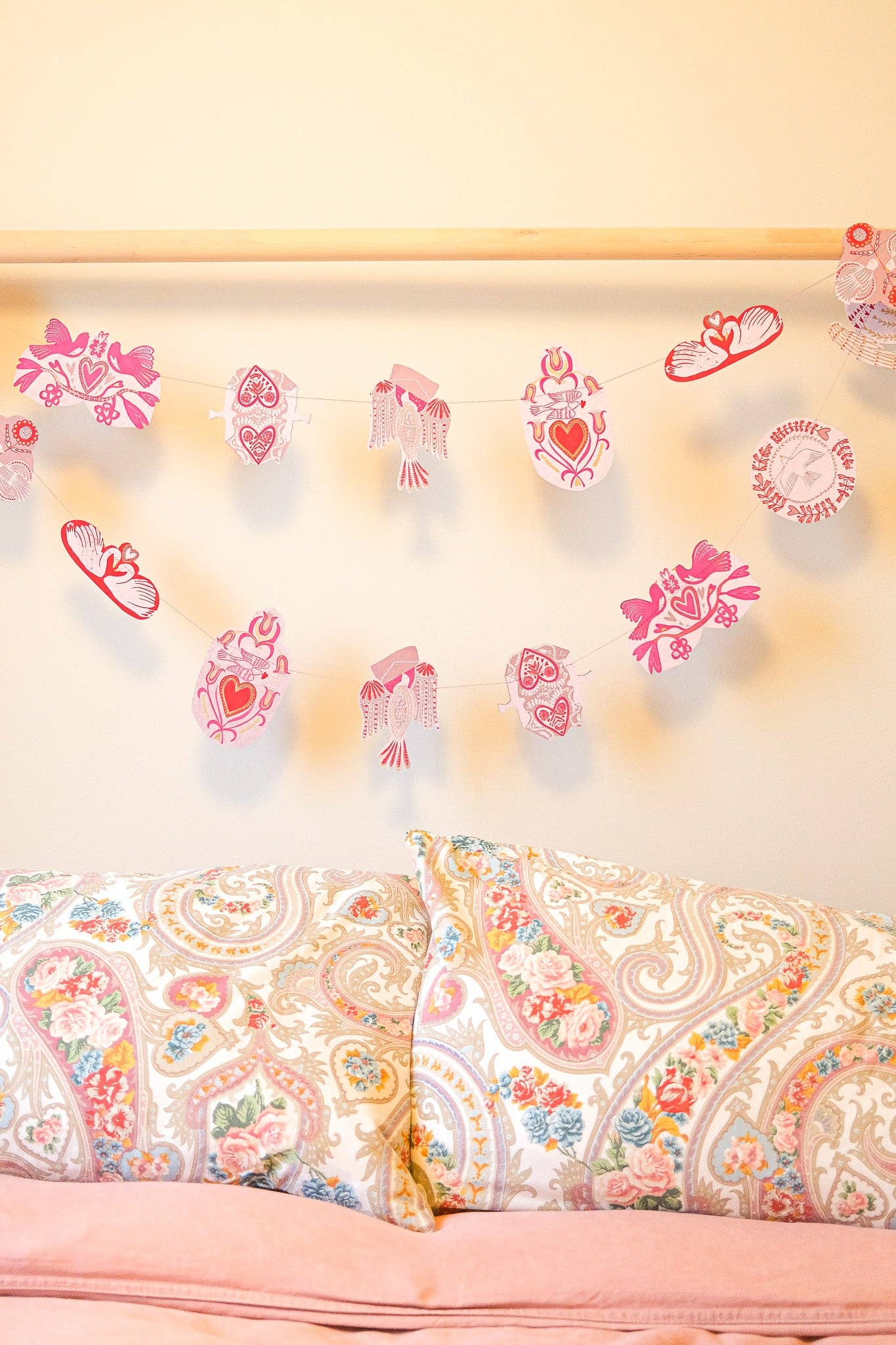 Love Birds Paper Garland