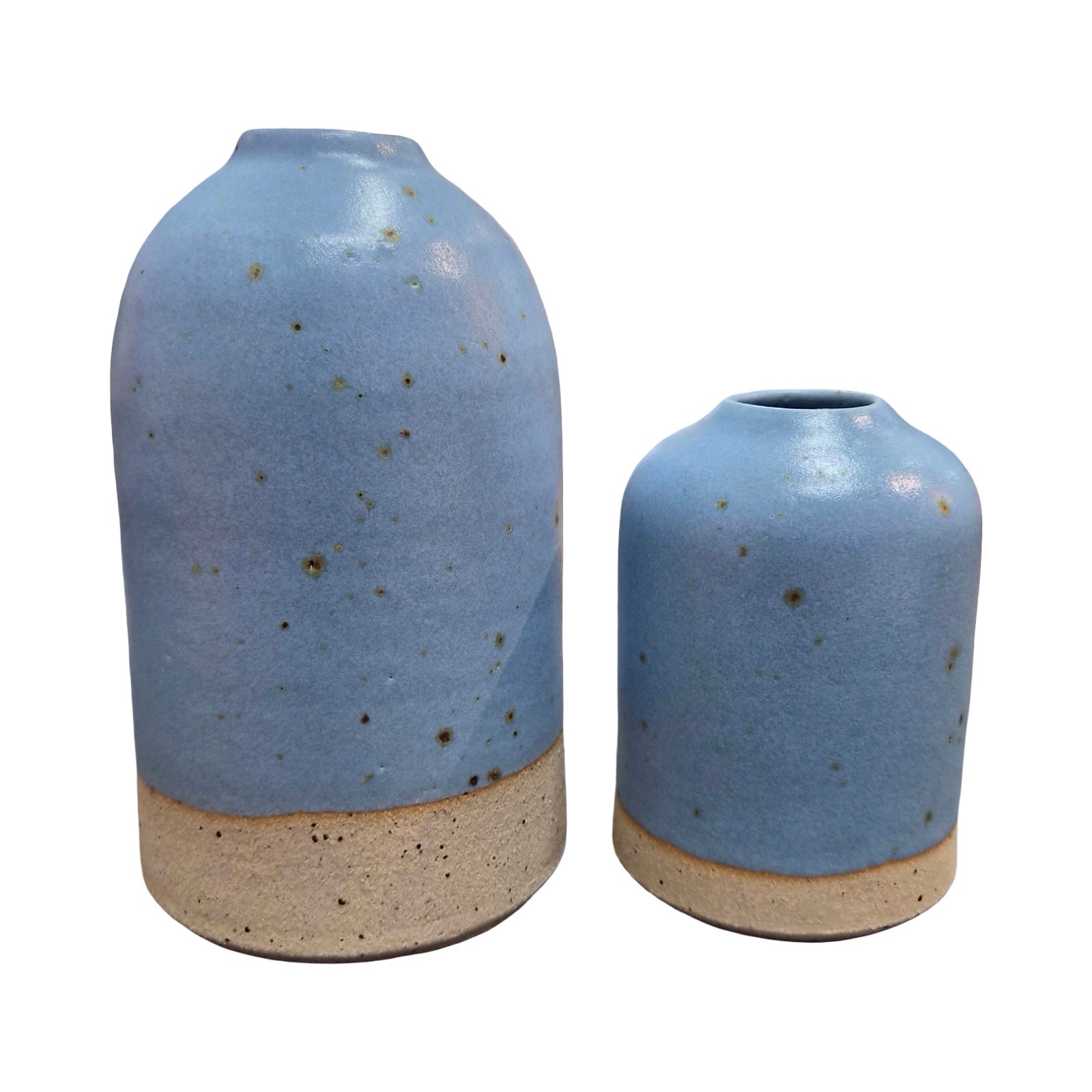 Blue Stoneware Vase