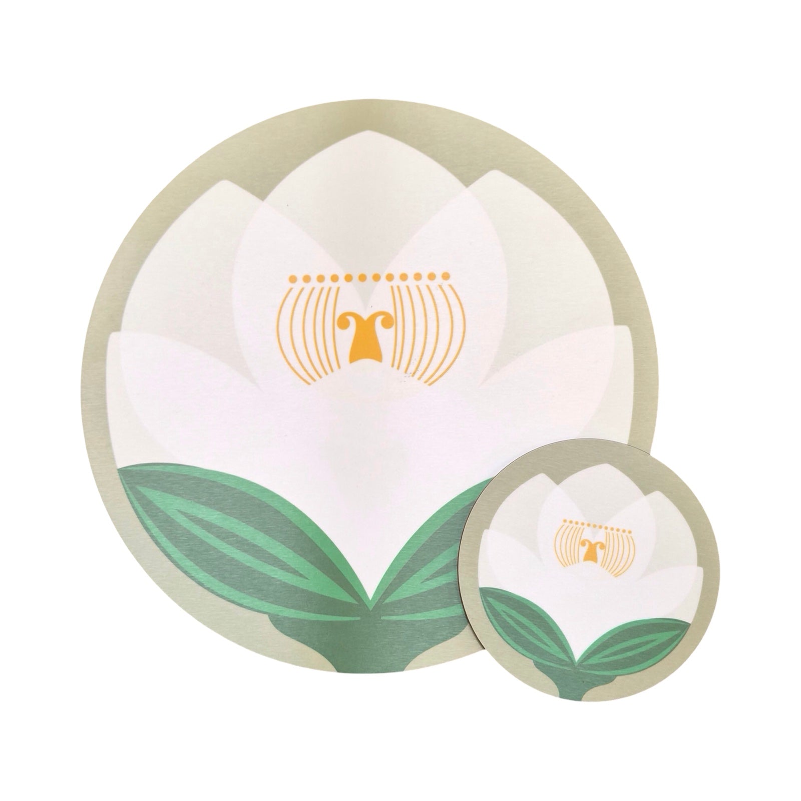Peony Round Placemat