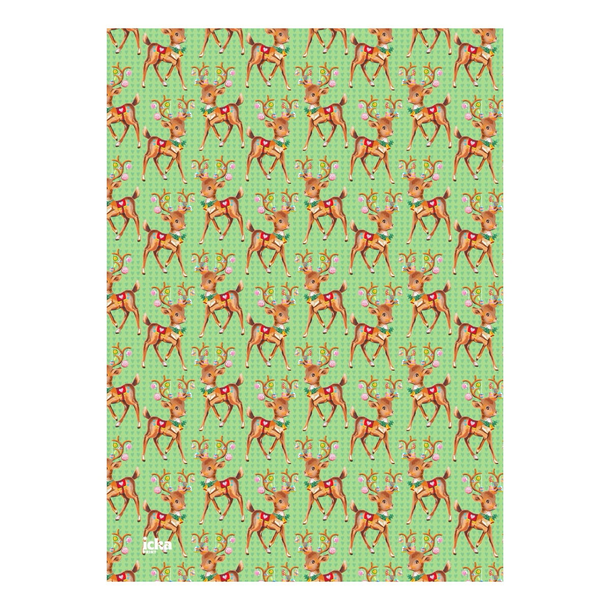 Christmas Reindeer Wrapping Paper