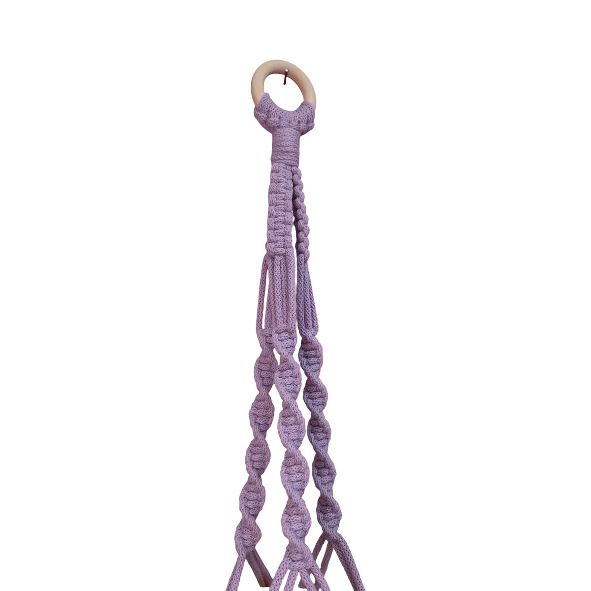 Lilac Classic Macrame Plant Hanger