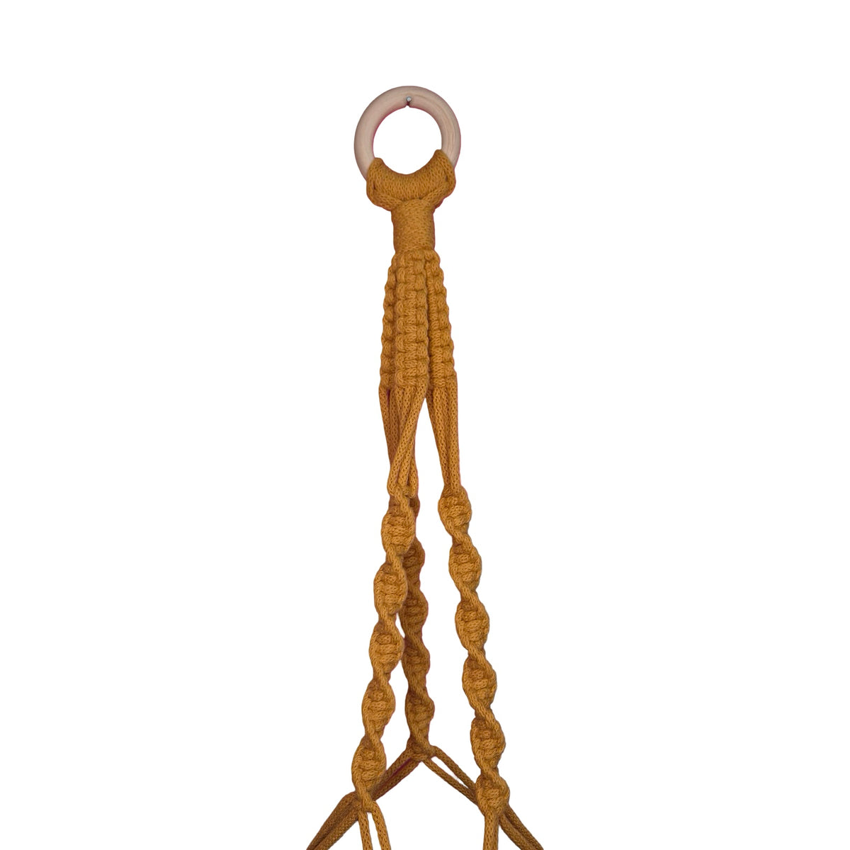 Mustard Classic Macrame Plant Hanger