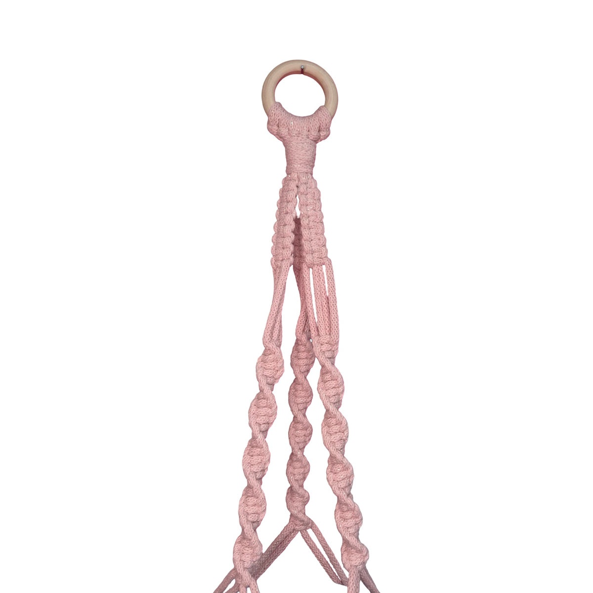 Pink Classic Macrame Plant Hanger