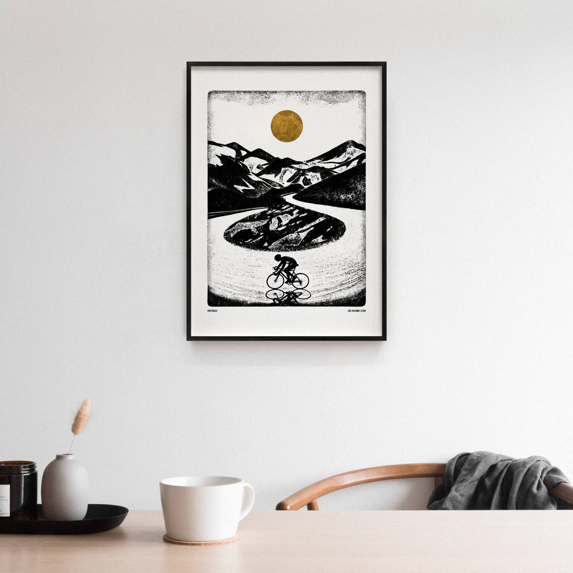 Switchback Cycling Print