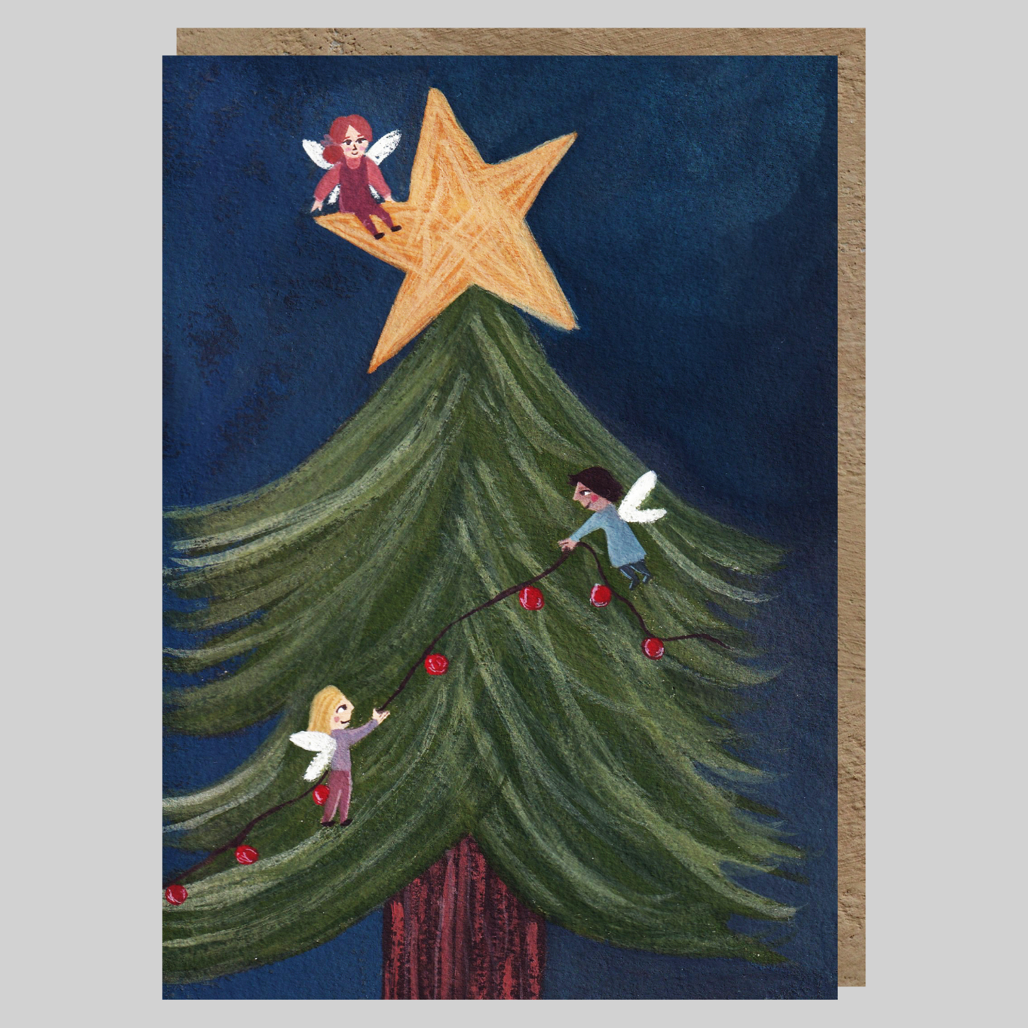 Christmas Fairies Christmas Card