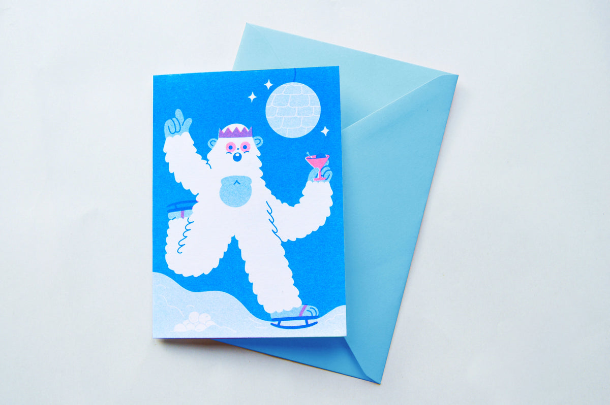 Yeti Christmas Card