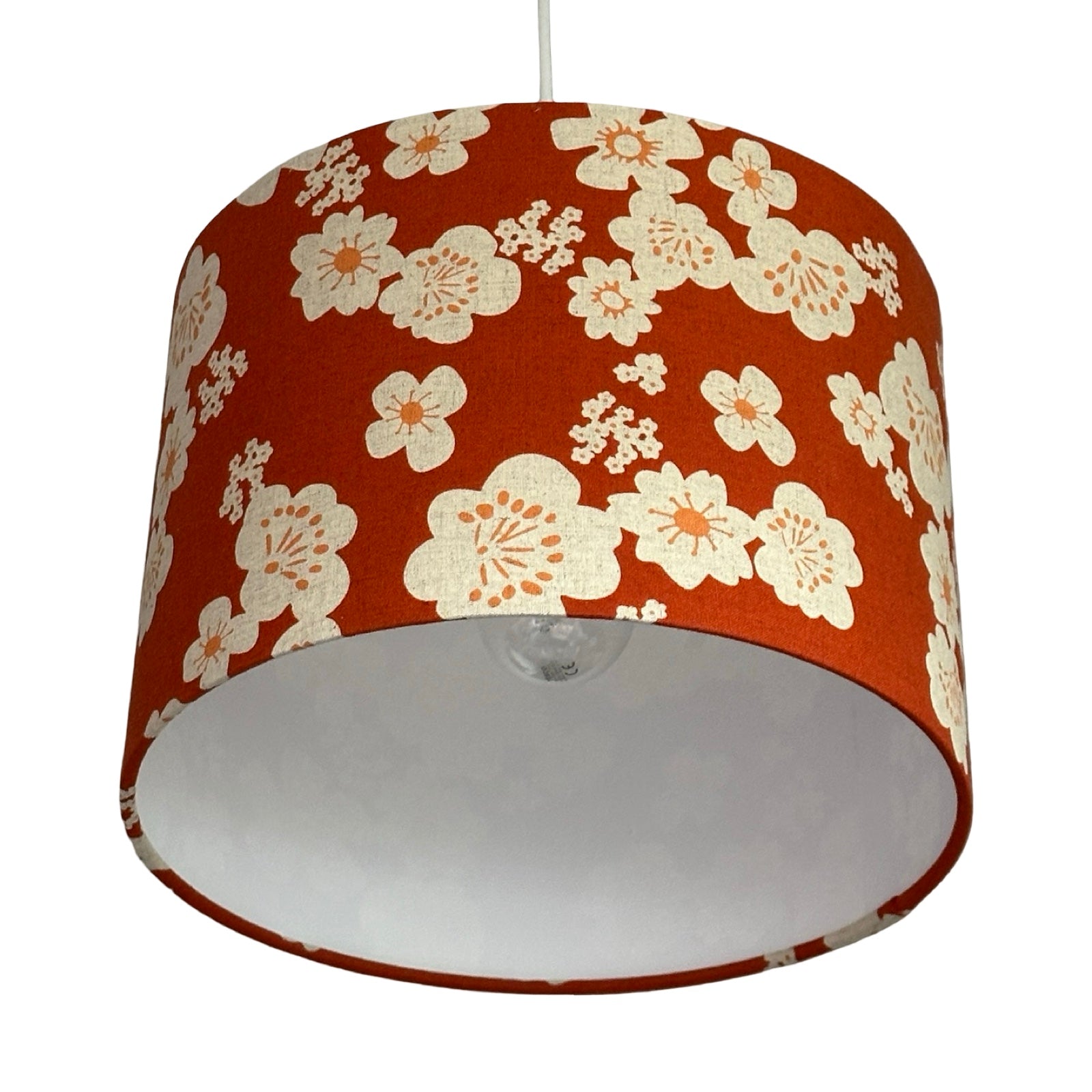 Hana Floral Drum Lampshade