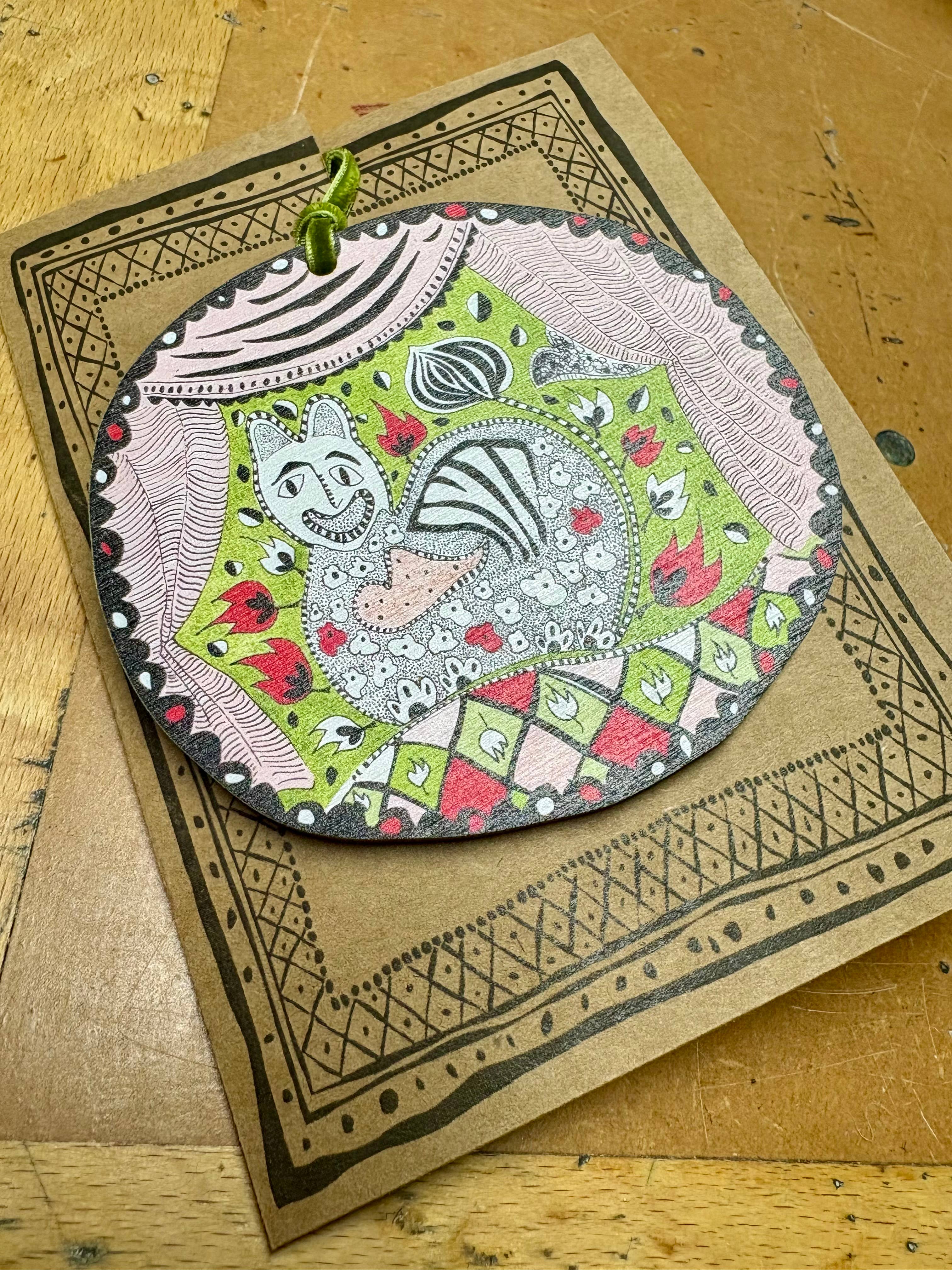 Purr-fection Wooden Decoration