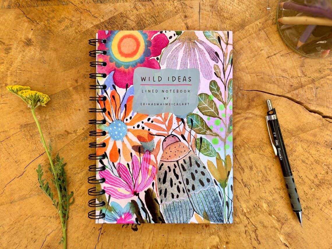 Wild Ideas Wire Bound Notebook