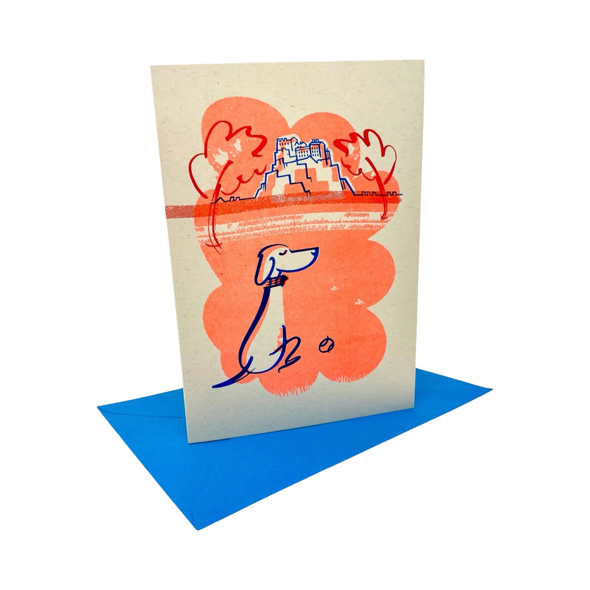 Dog in Inverleith Park Card