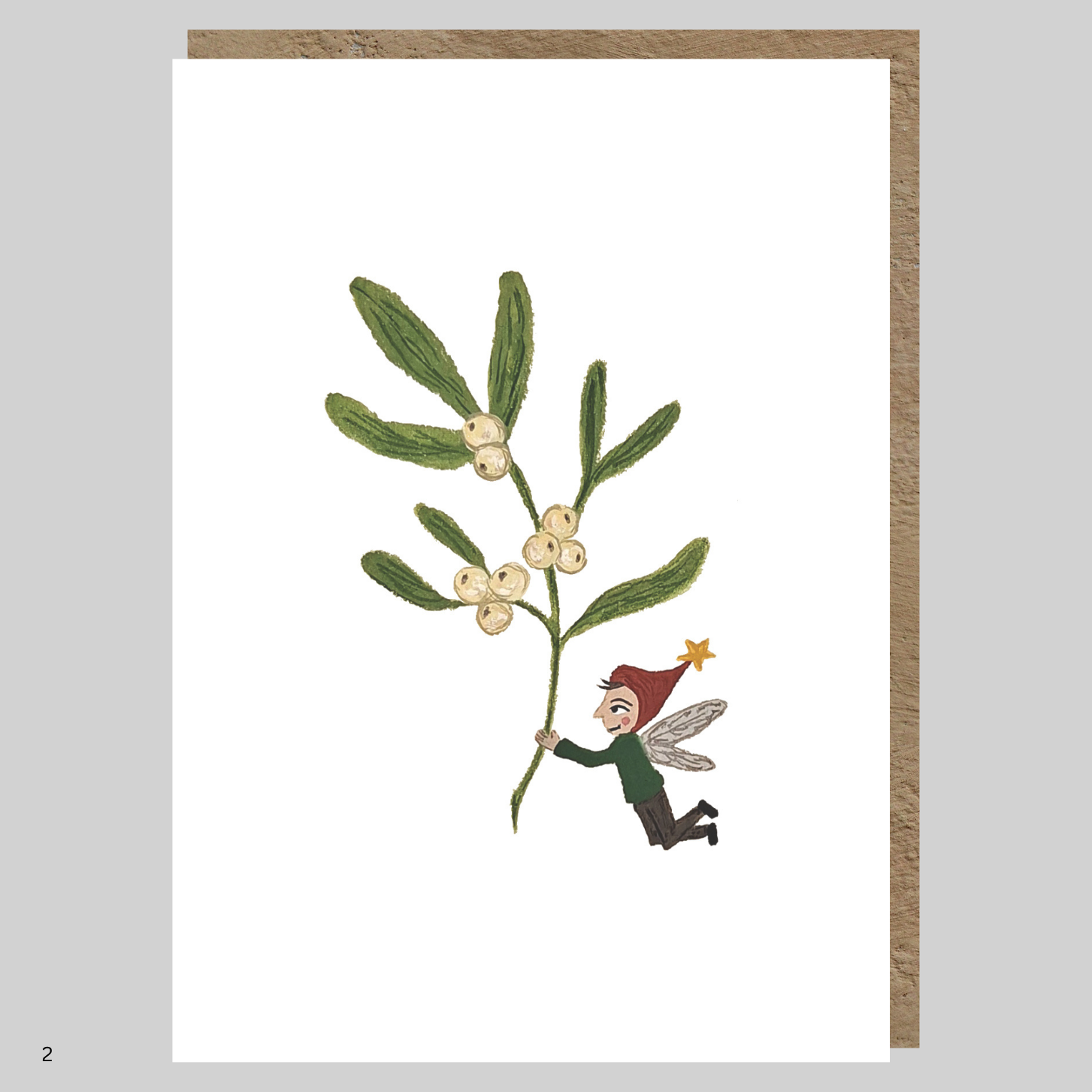 Mistletoe Fairy Christmas Card