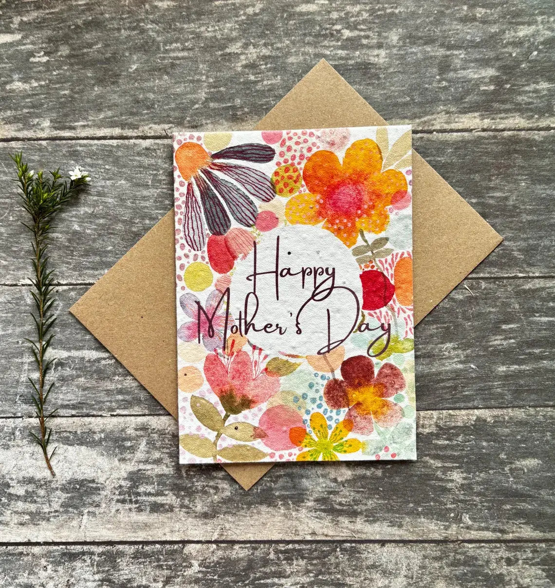 Meadow Flowers Mother's Day Plantable Card