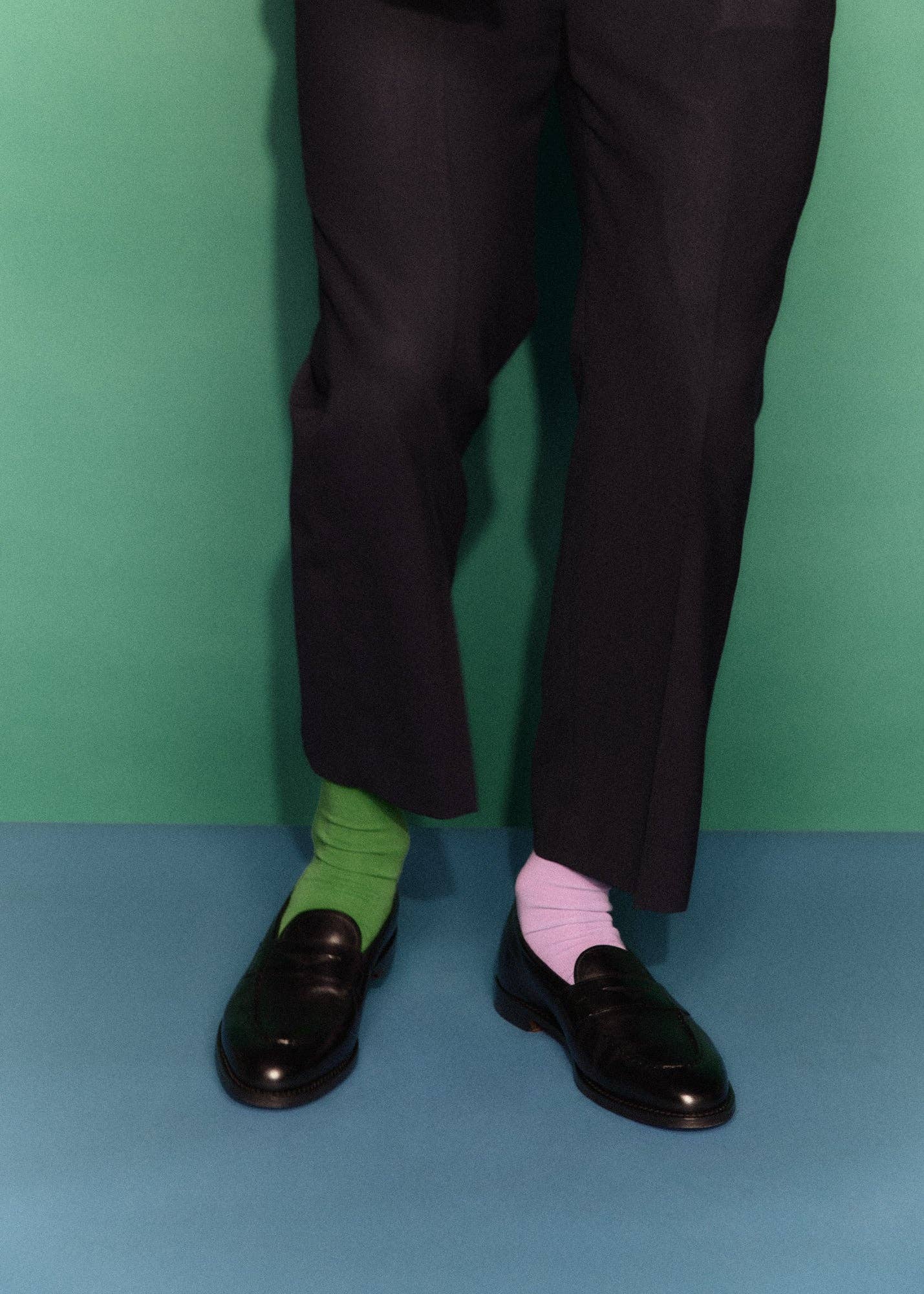 Grass Green Merino Socks