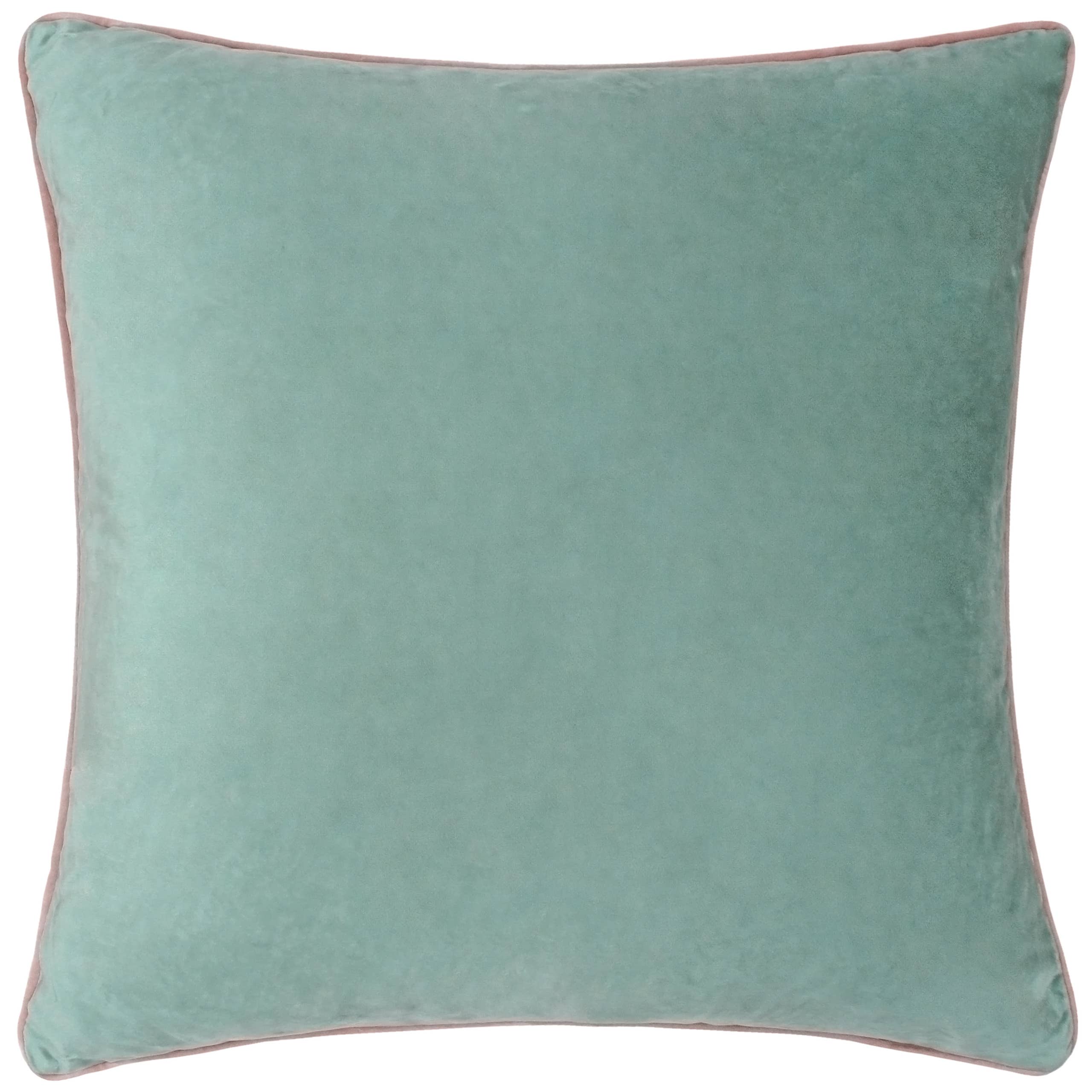 Meridian Velvet Cushion Mineral/Blush