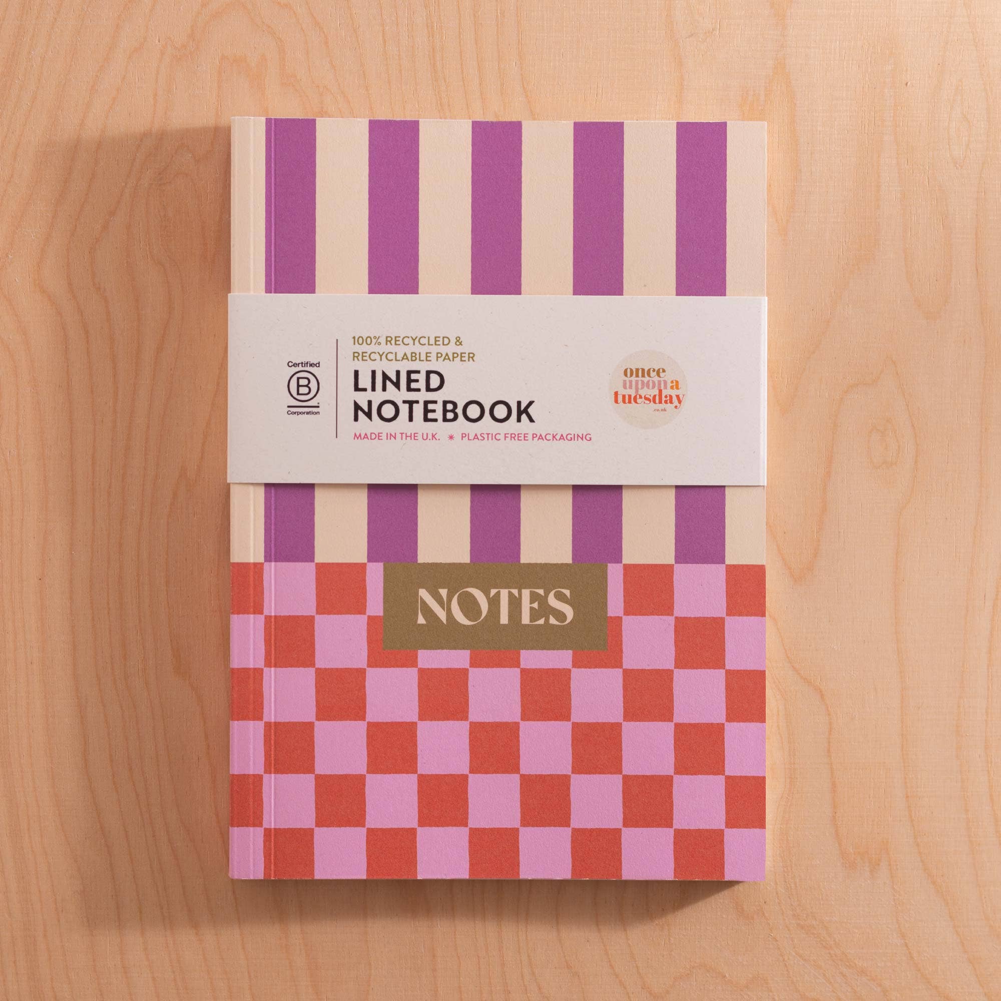 Checks & Stripes Notebook